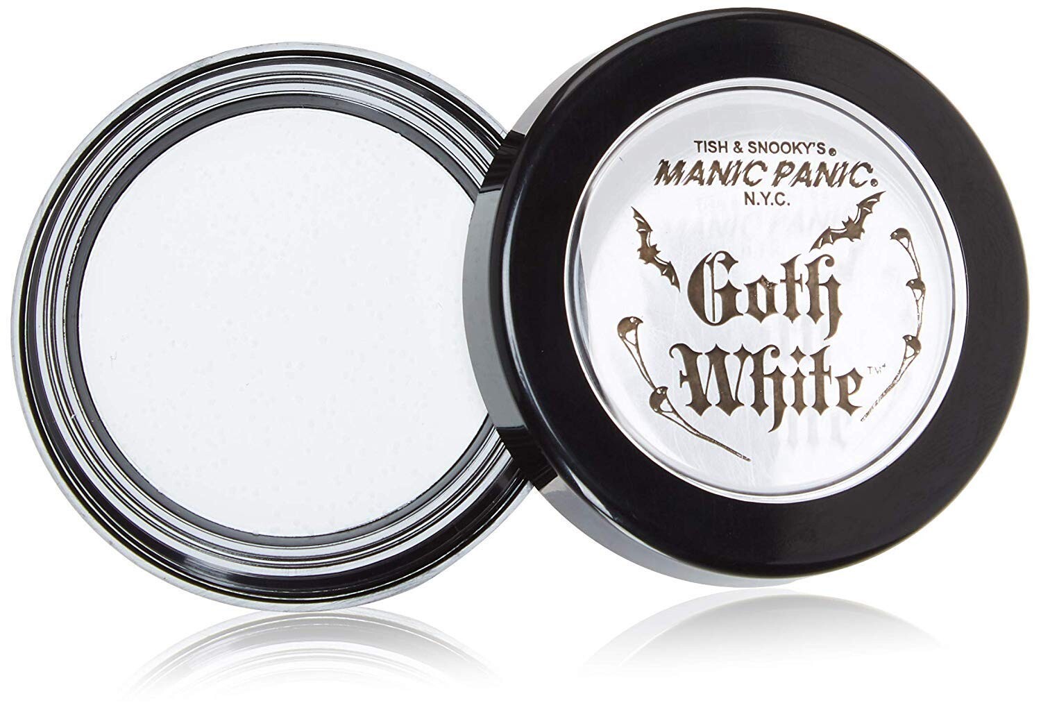 Goth White Cream to Powder Foundation – White Foundation for Goth Makeup Cosplay
