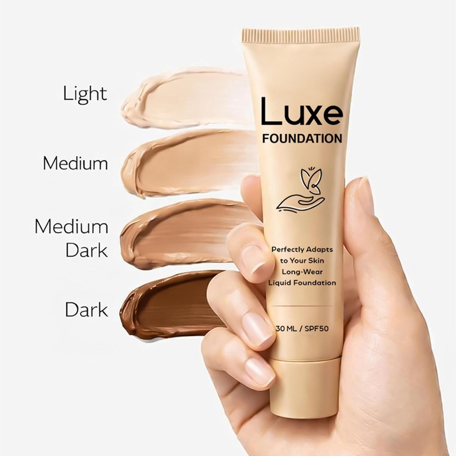 Luxe Foundation Colour Changing SPF 50, Luxe Foundation For Mature Skin-New US