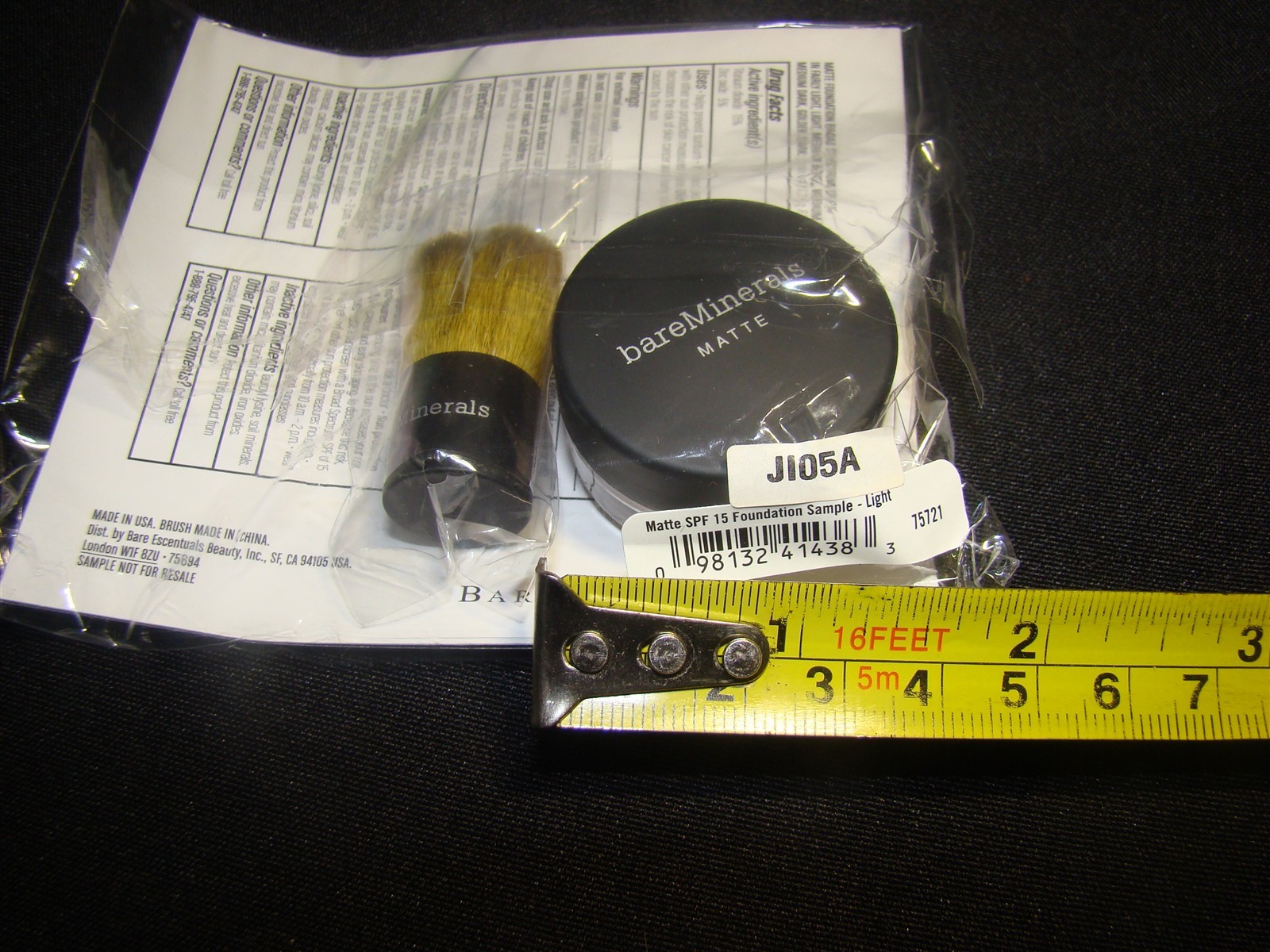 bareMinerals MATTE Foundation Broad Spectrum SPF 15 Light 0.3 g/ 0.01 oz Sample