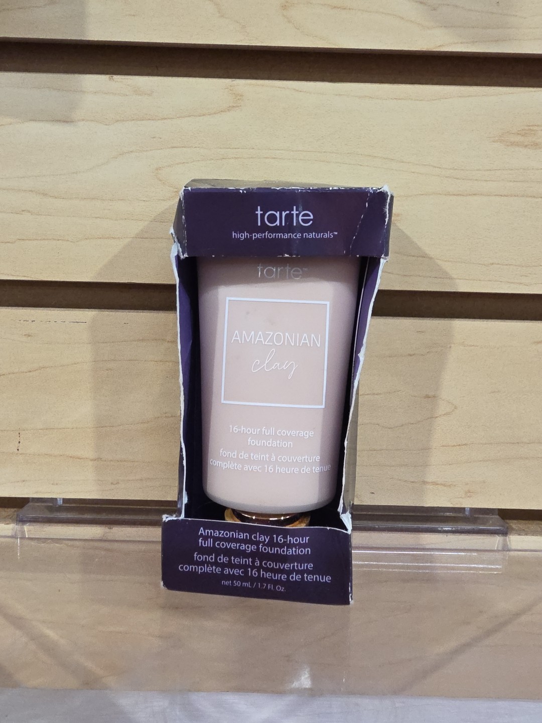 Tarte Amazonian Clay 16-Hour Full Coverage Foundation 18N Fair-Light Neutral NIB