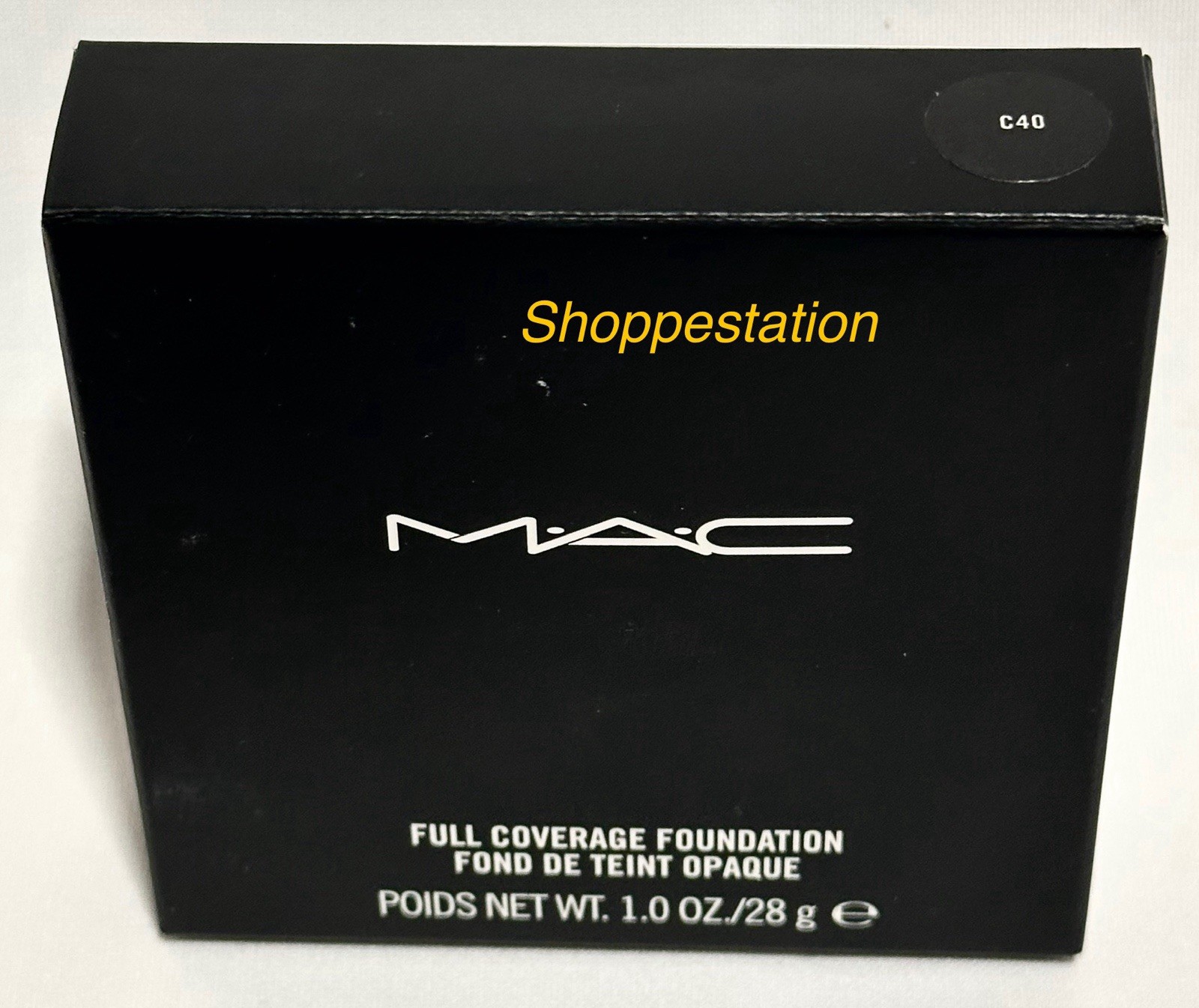 MAC Full Coverage Foundation Shade C40 Full Size 1oz / 28g New In Box