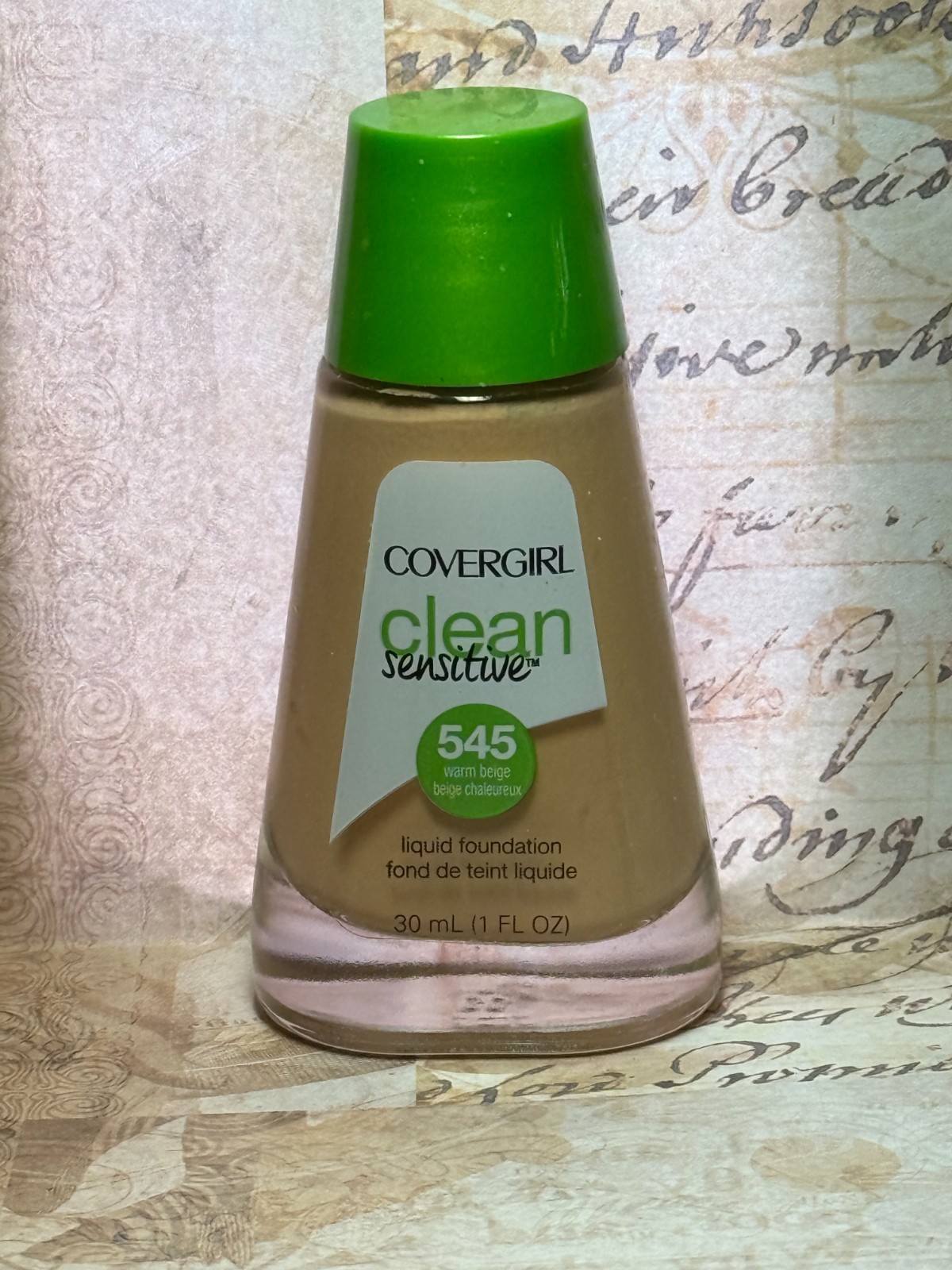 COVERGIRL Clean Sensitive Liquid Foundation-545 Warm Beige-1 fl oz-