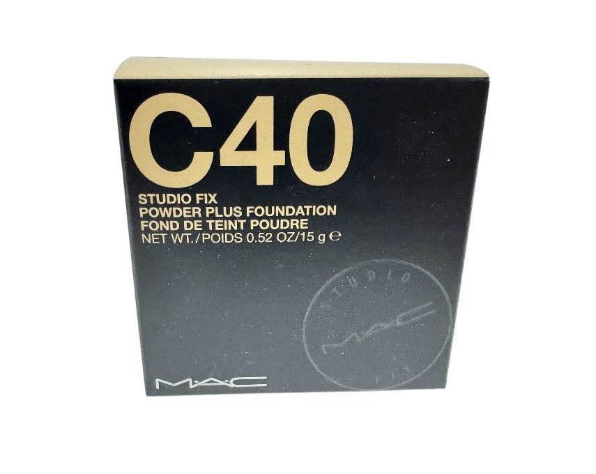 Studio Fix Powder Plus Foundation – C40 by MAC for Women – 0.52oz/15g NIB