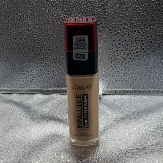 L’Oréal Infallible 24HR Fresh Wear Foundation Matte Full Hyaluronic 490 1oz