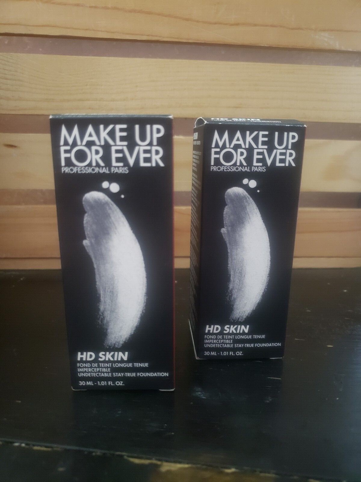 2 Make Up For Ever HD Skin Undetectable Stay True Foundation 1N00 Alabaster set