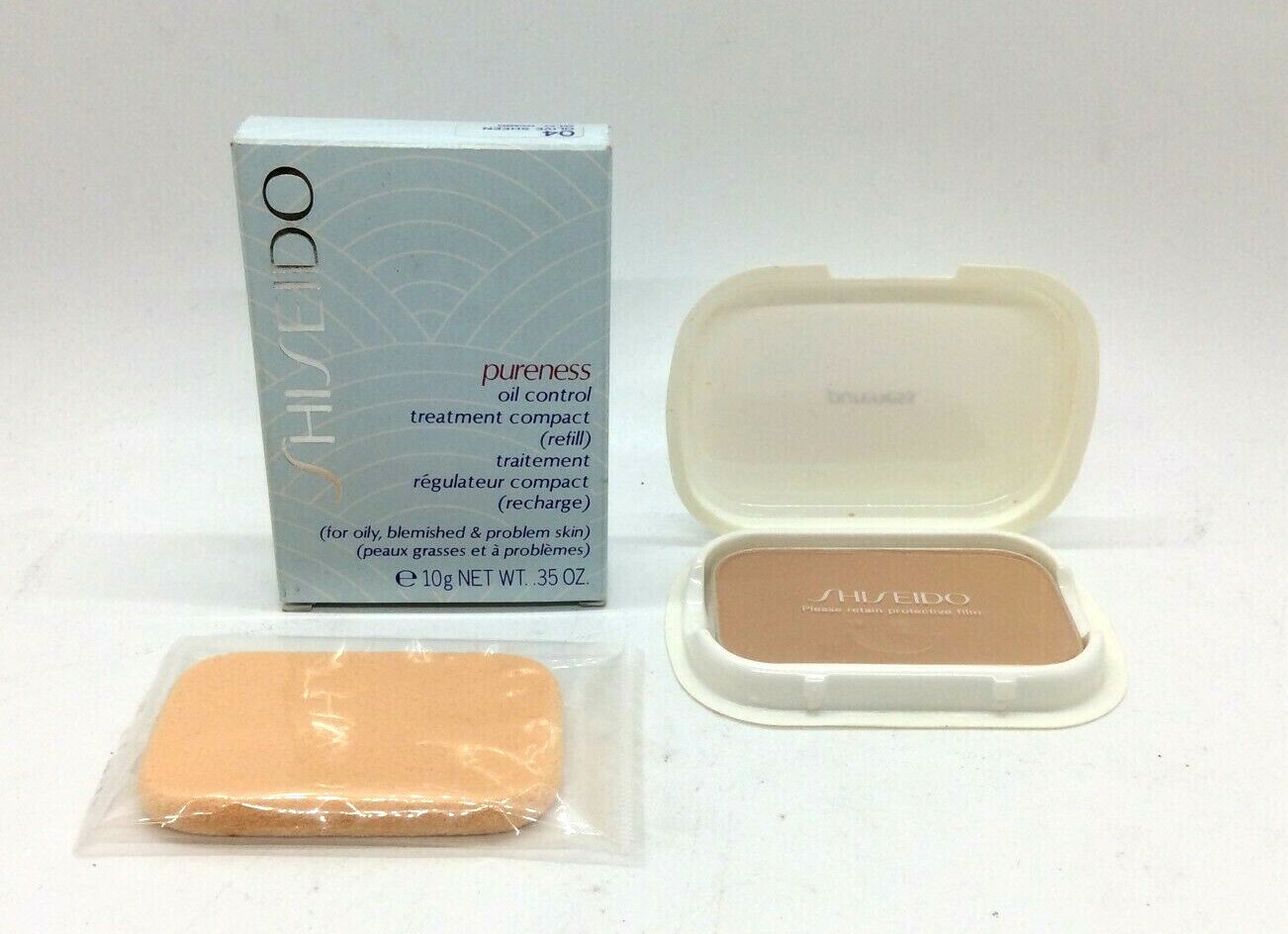 Pureness by Shiseido 0.35 oz / 10 g oil control treatment compact refill R74