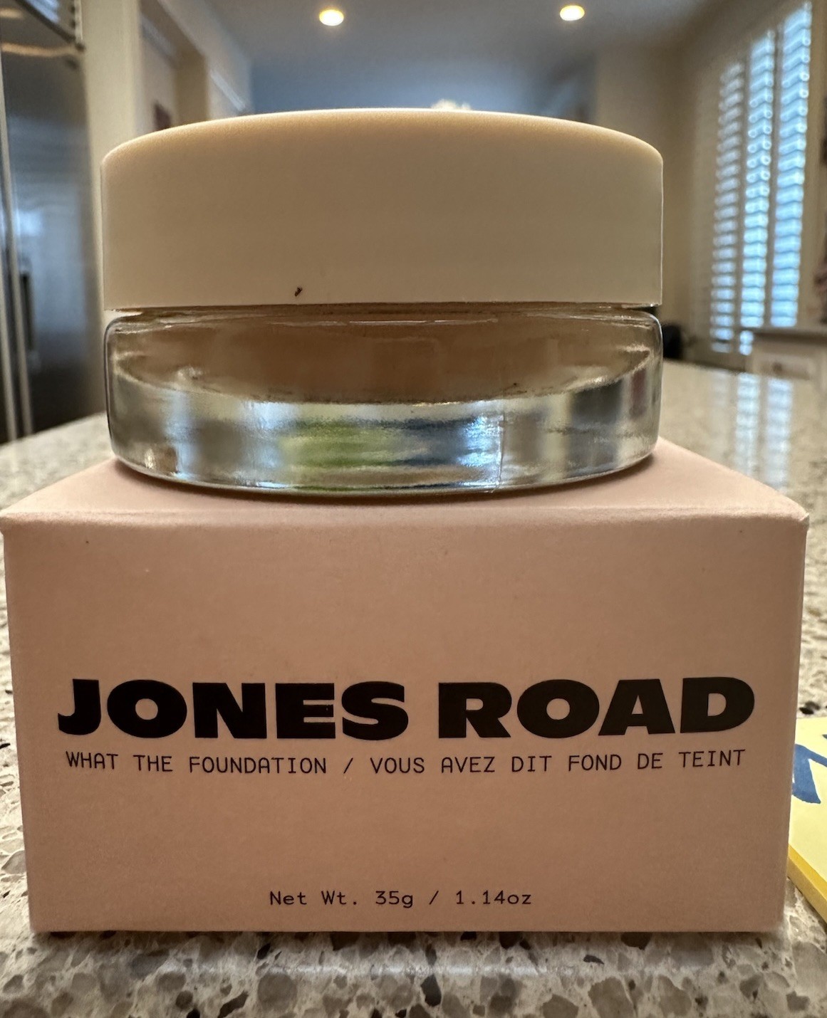Jones Road Bobbi Brown What The Foundation BEIGE 1.14oz/35g FULL SZ NEW BOX $46