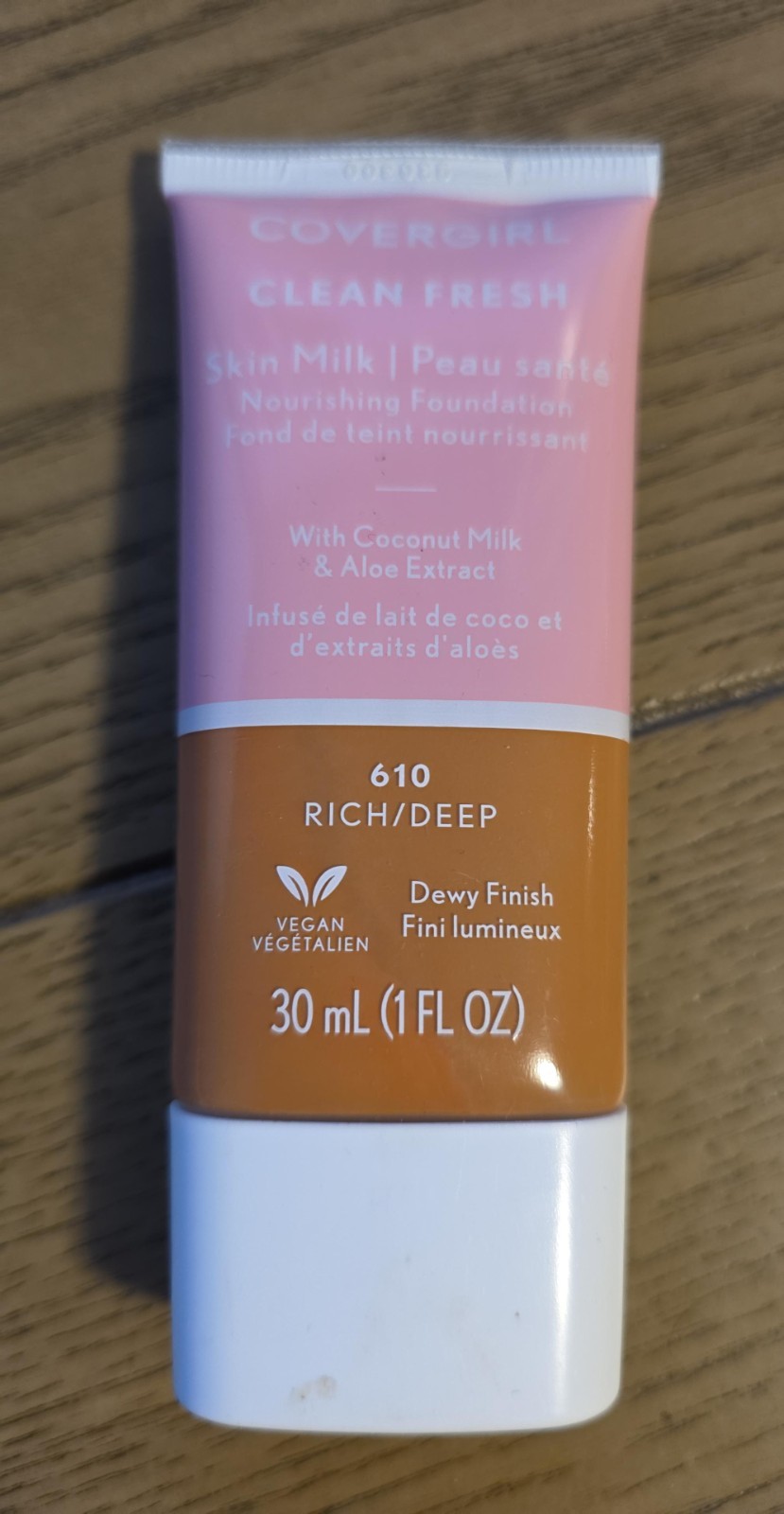 Covergirl Clean Fresh Skin Milk Nourishing Foundation, 610 Rich/Deep