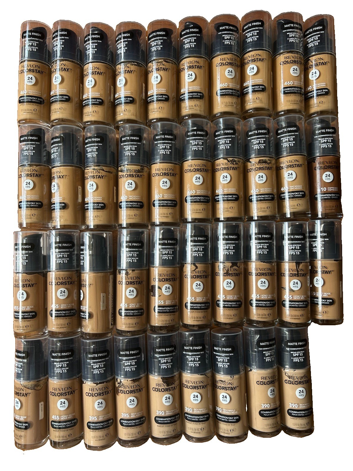 39X Revlon ColorStay 24 Hr Makeup Foundation Combination/Oily Skin Assorted