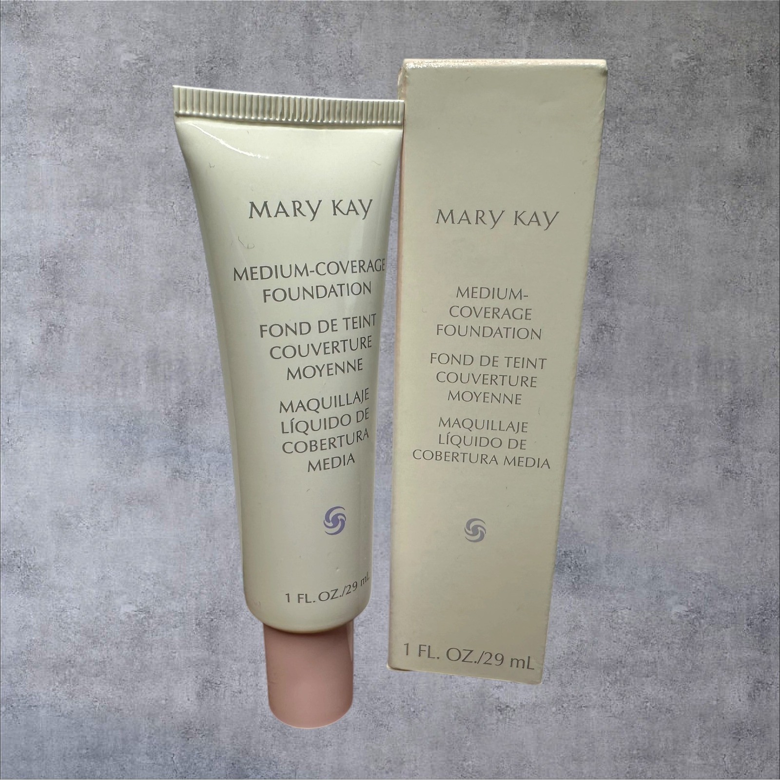 Mary Kay Medium Coverage Foundation Beige 404 356900 NEW 1oz Liquid – Pink Cap