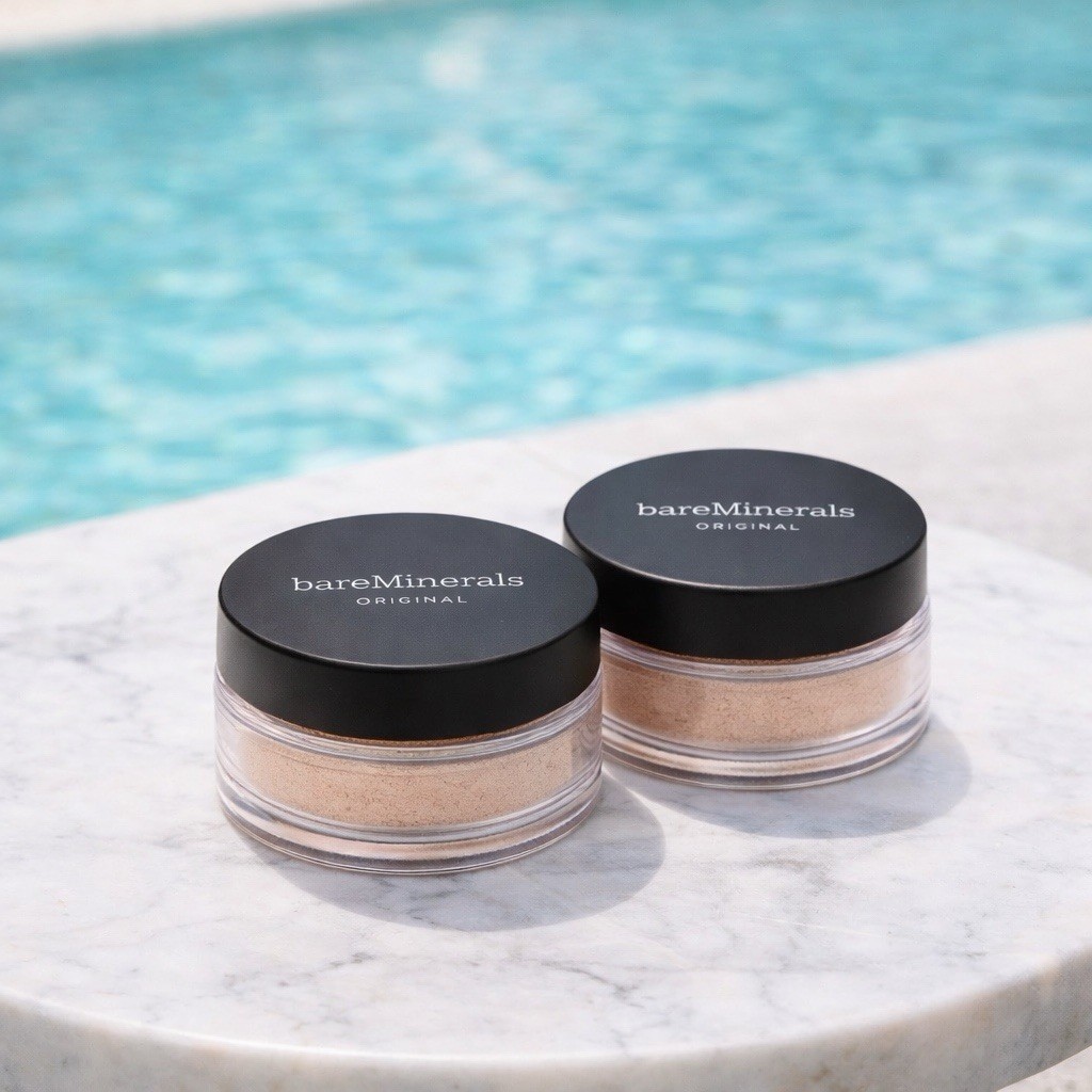 2 Lot New bareMinerals Original Loose Powder Foundation SPF 15 Medium Beige N20