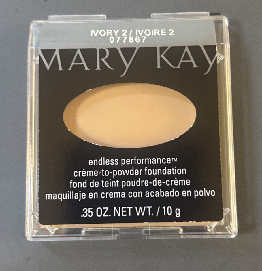 MARY KAY Ivory 2 ENDLESS PERFORMANCE CREME-TO-POWDER FOUNDATION Discontinued