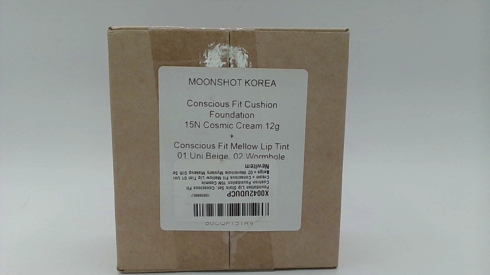 MOONSHOT KOREA Conscious Fit Cushion Foundation 15N Cosmic Cream -EXP:9-2026