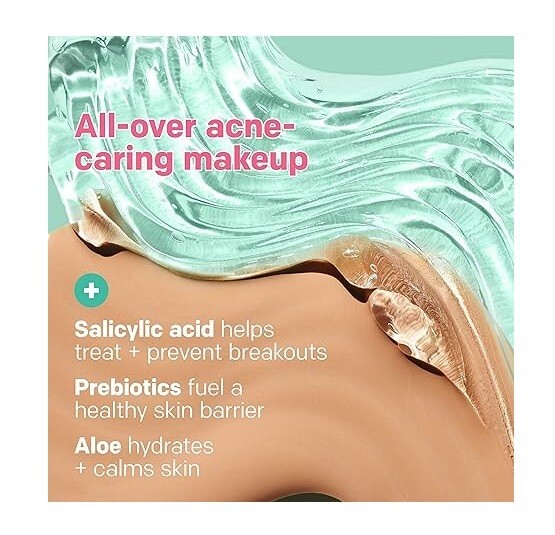 Almay Clear Complexion Acne Foundation with Salicylic Acid, 730 Golden, 4 Pack