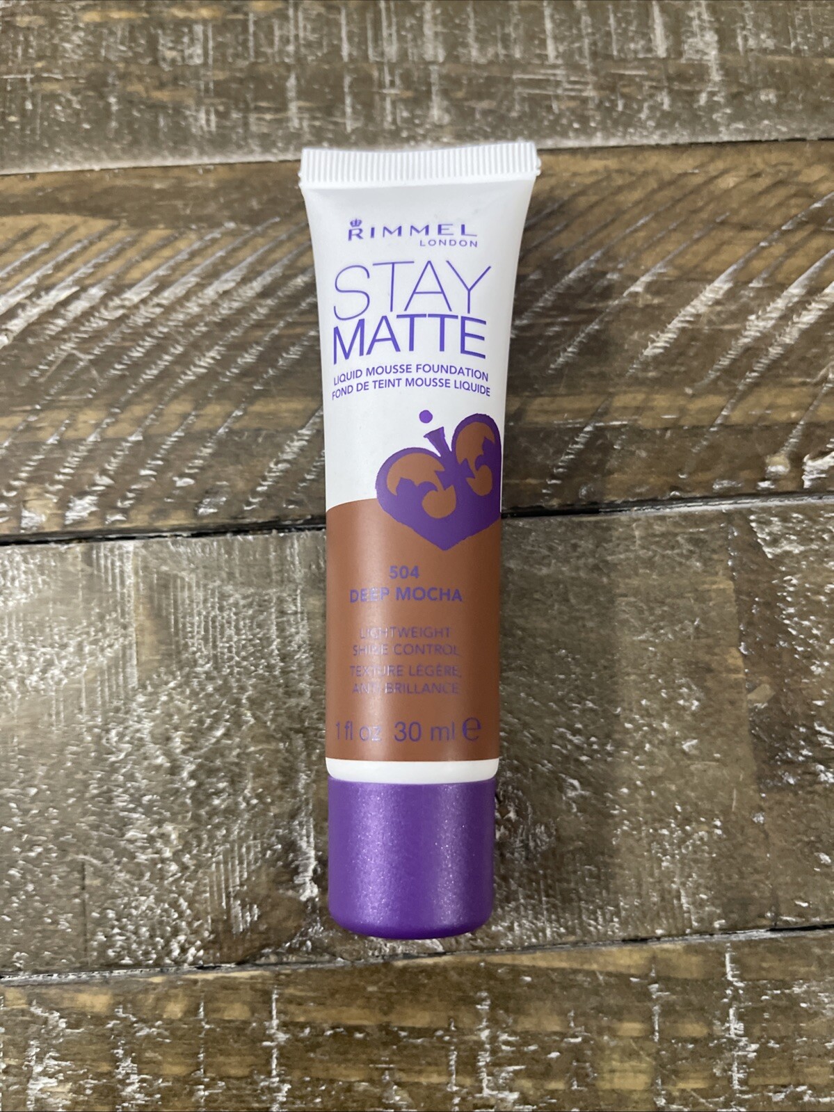 Rimmel Stay Matte Liquid Mousse Foundation 504 Deep Mocha