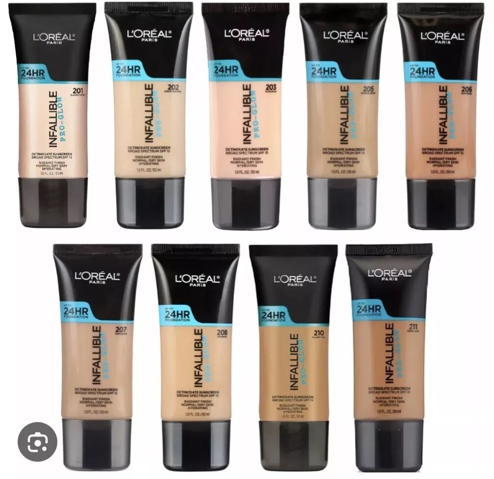 L’Oreal Makeup Infallible Up to 24HR Pro-Glow Foundation *Read description*