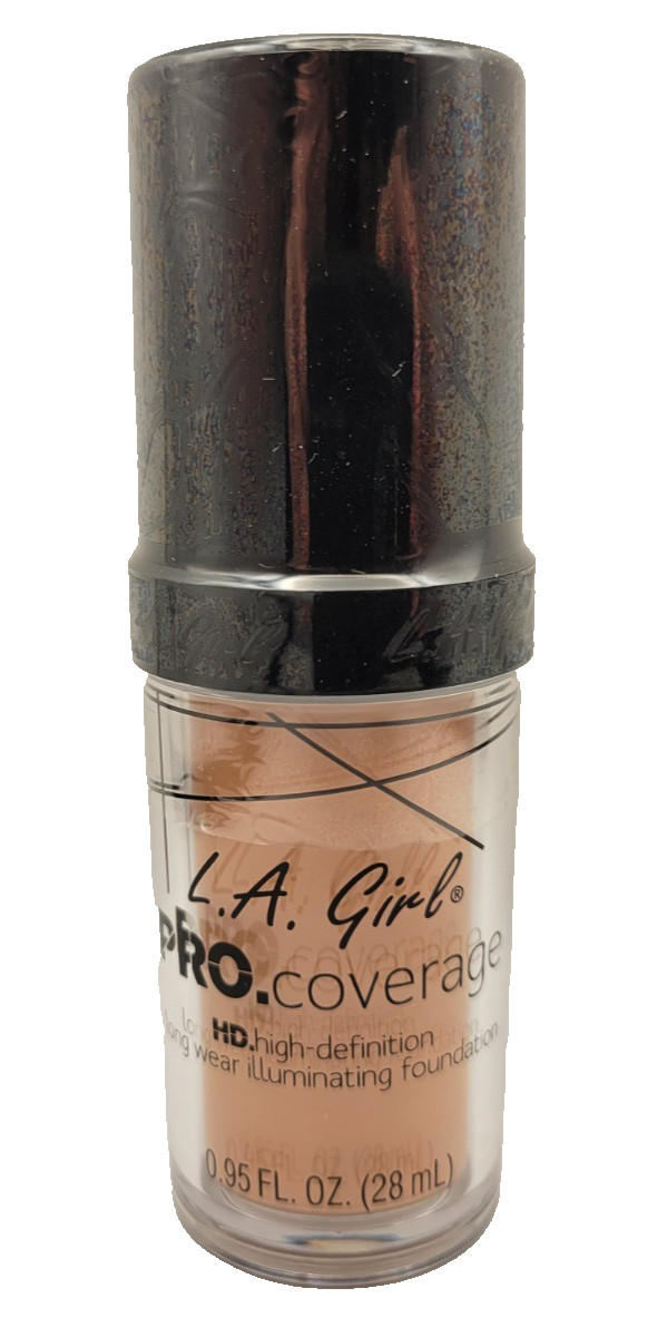 L.A. Girl PRO.coverage HD Foundation GLM649 Tan 0.95oz Vegan Illuminating New