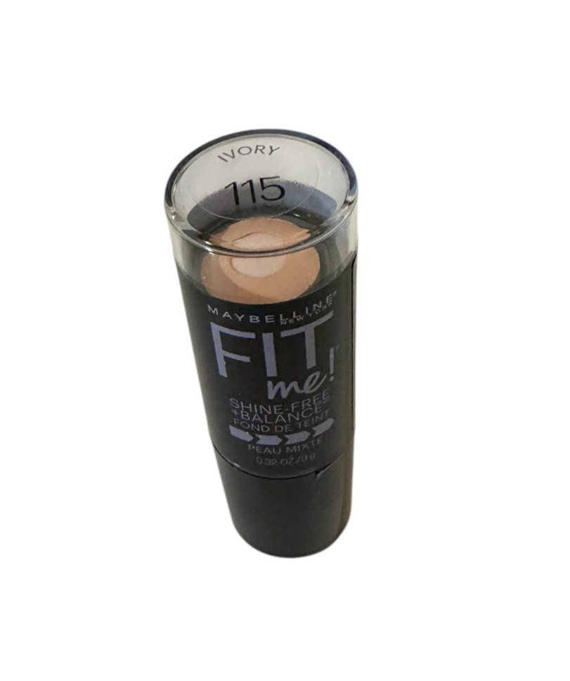 Maybelline Fit Me Shine-Free + Balance Foundation Stick (SEALED) – Choose Shade