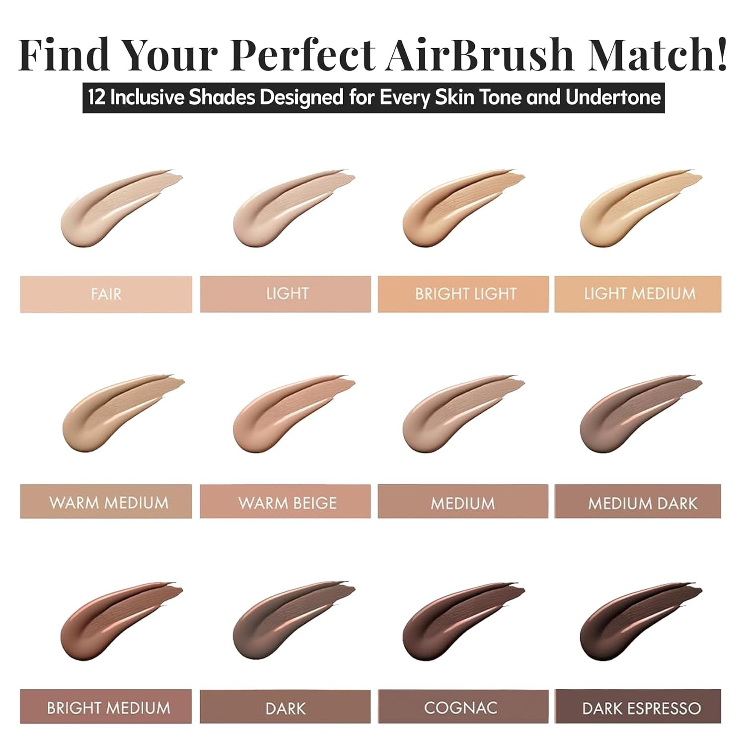 MagicMinerals AirBrush Foundation – 2 Piece Set with Airbrush Foundation and …
