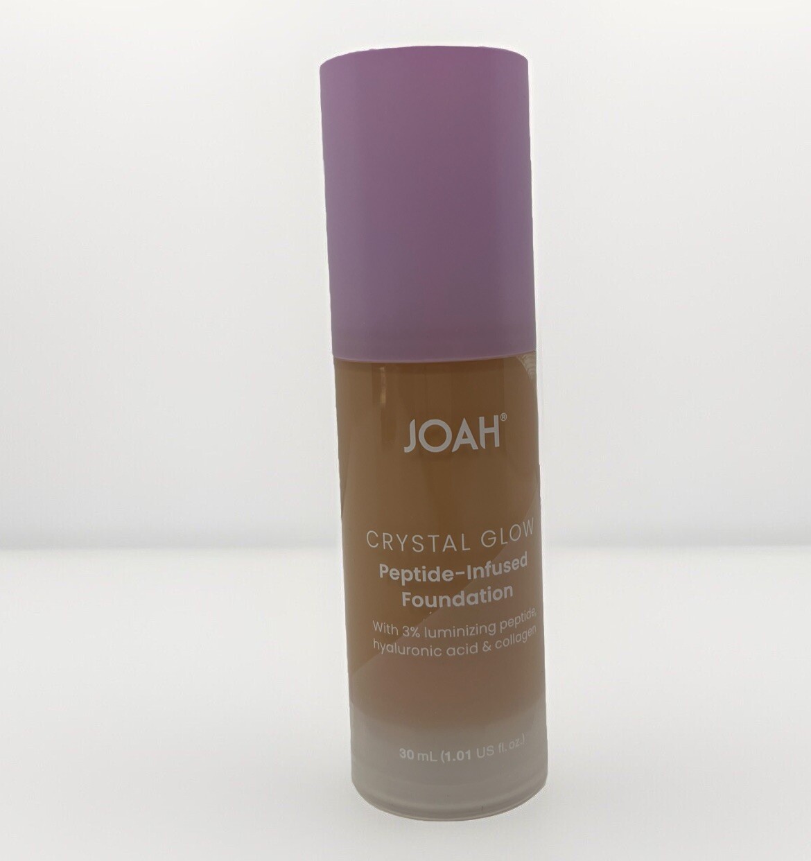 Joah Crystal Glow Foundation Peptide Infused MC030 Light Medium Cool Undertones