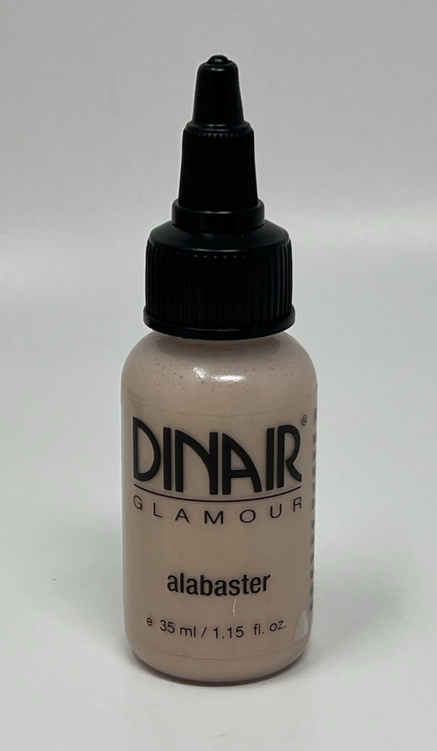 Dinair Airbrush Makeup Glamour Foundation 1.15 Oz Alabaster NWOB Original NOS