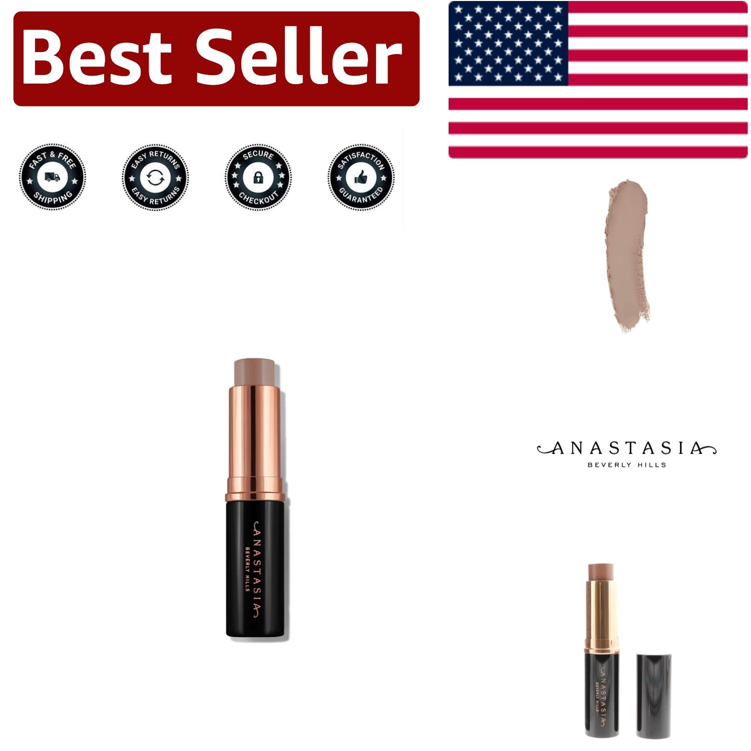 Mink Stick Foundation (Sulfate-Free) – Ultimate Daily Makeup for All Skin Types