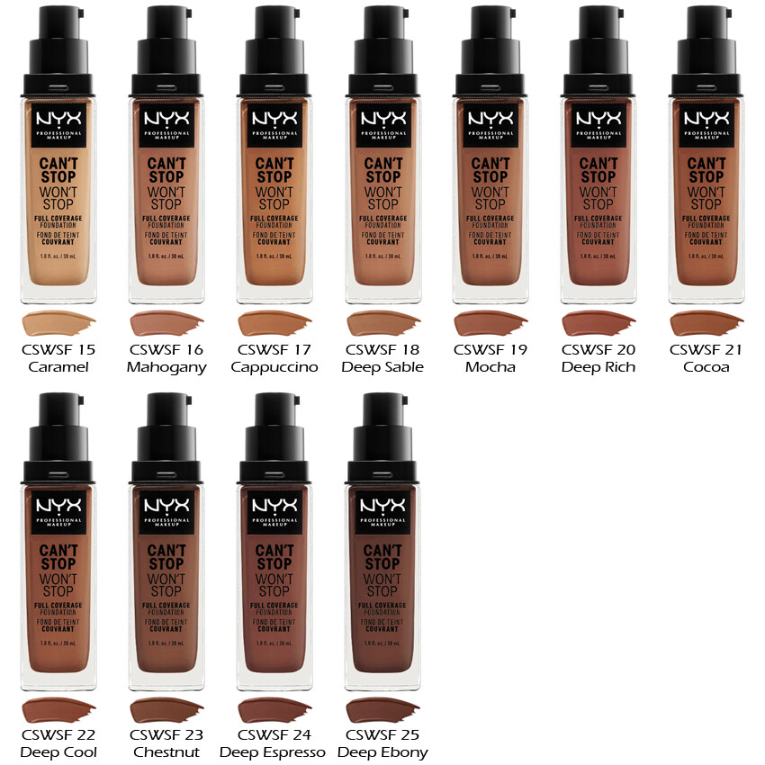 1 NYX Can’t Stop Won’t Stop Full Coverage Foundation “Pick Your 1 Color” *Joy’s*
