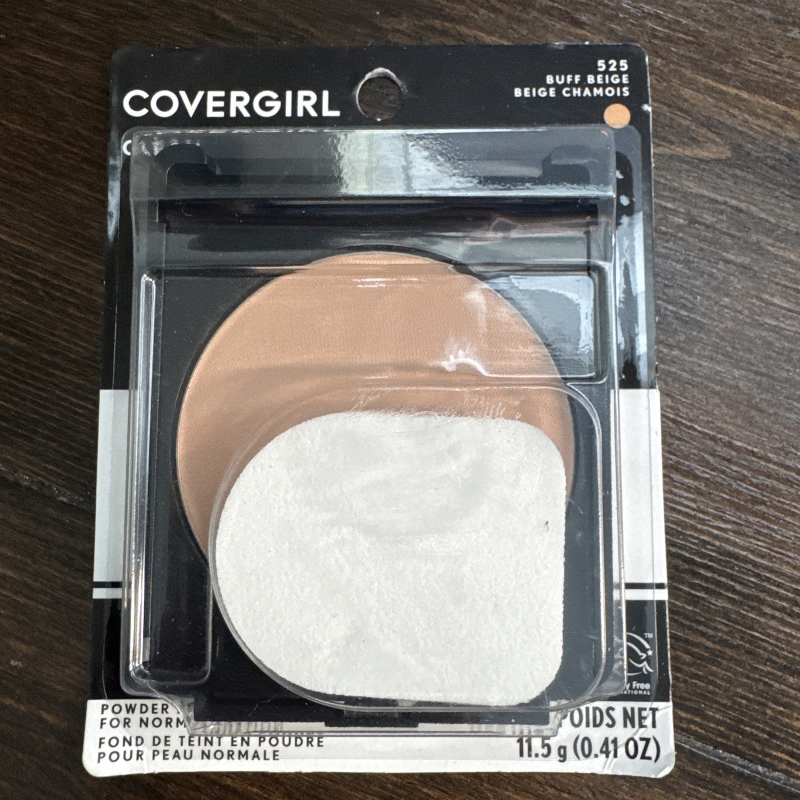 (1) CoverGirl Clean Powder Foundation For Normal Skin 525 BUFF BEIGE