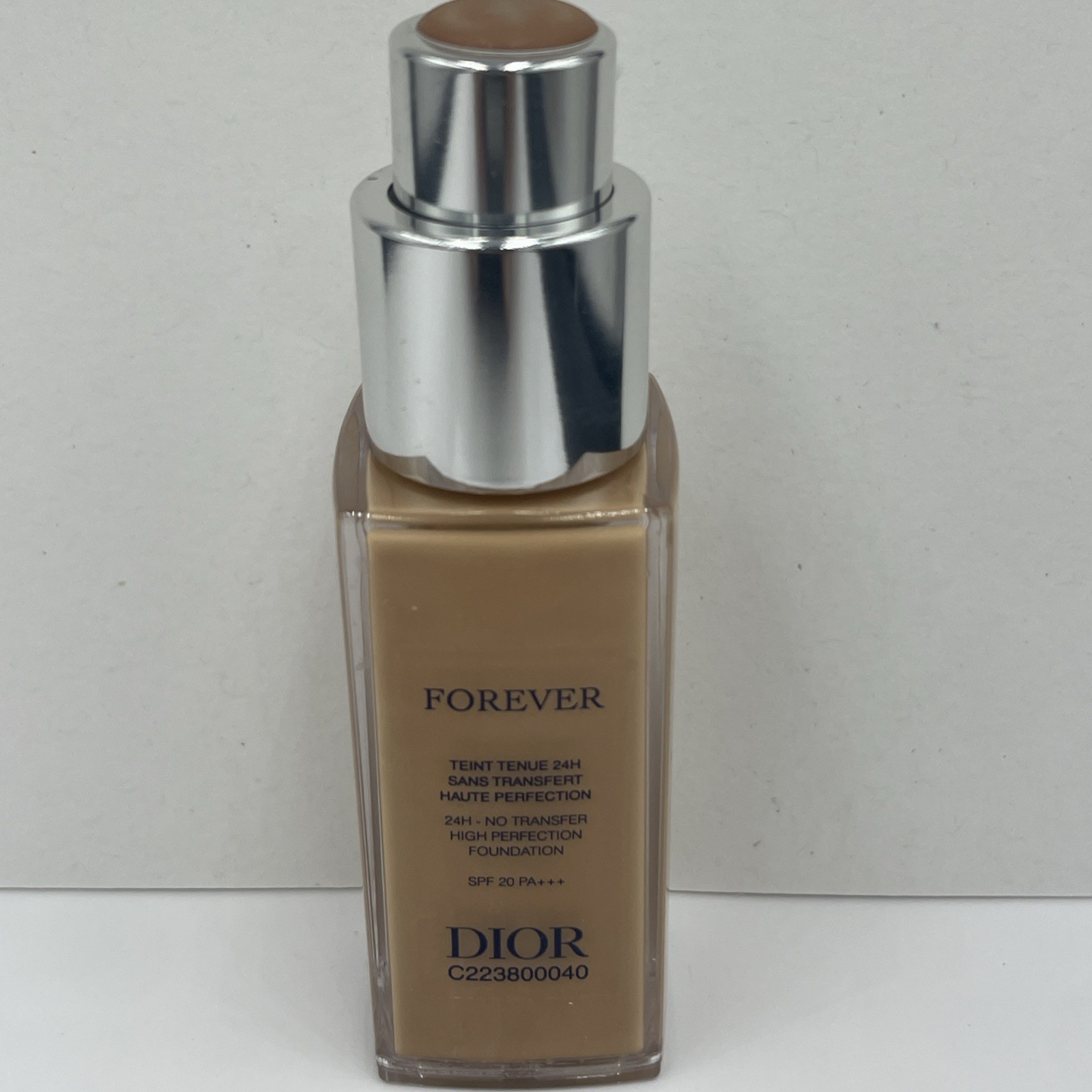 CHRISITAN DIOR ~ FOREVER SKIN HIGH PERFECTION FOUNDATION 4N SPF 20 NEW 0.67 OZ