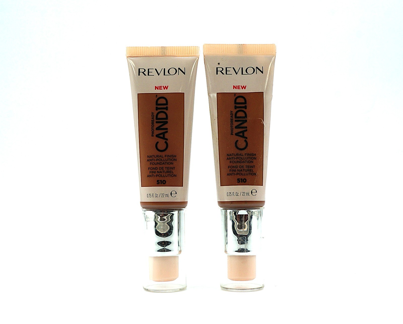 Revlon PhotoReady Candid 510 Cappuccino Foundation 2 Pack NEW