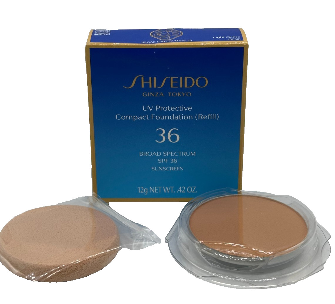 Shiseido UV Protective Compact Foundation Refill SPF 36 ~ Light Ochre ~ .42 oz