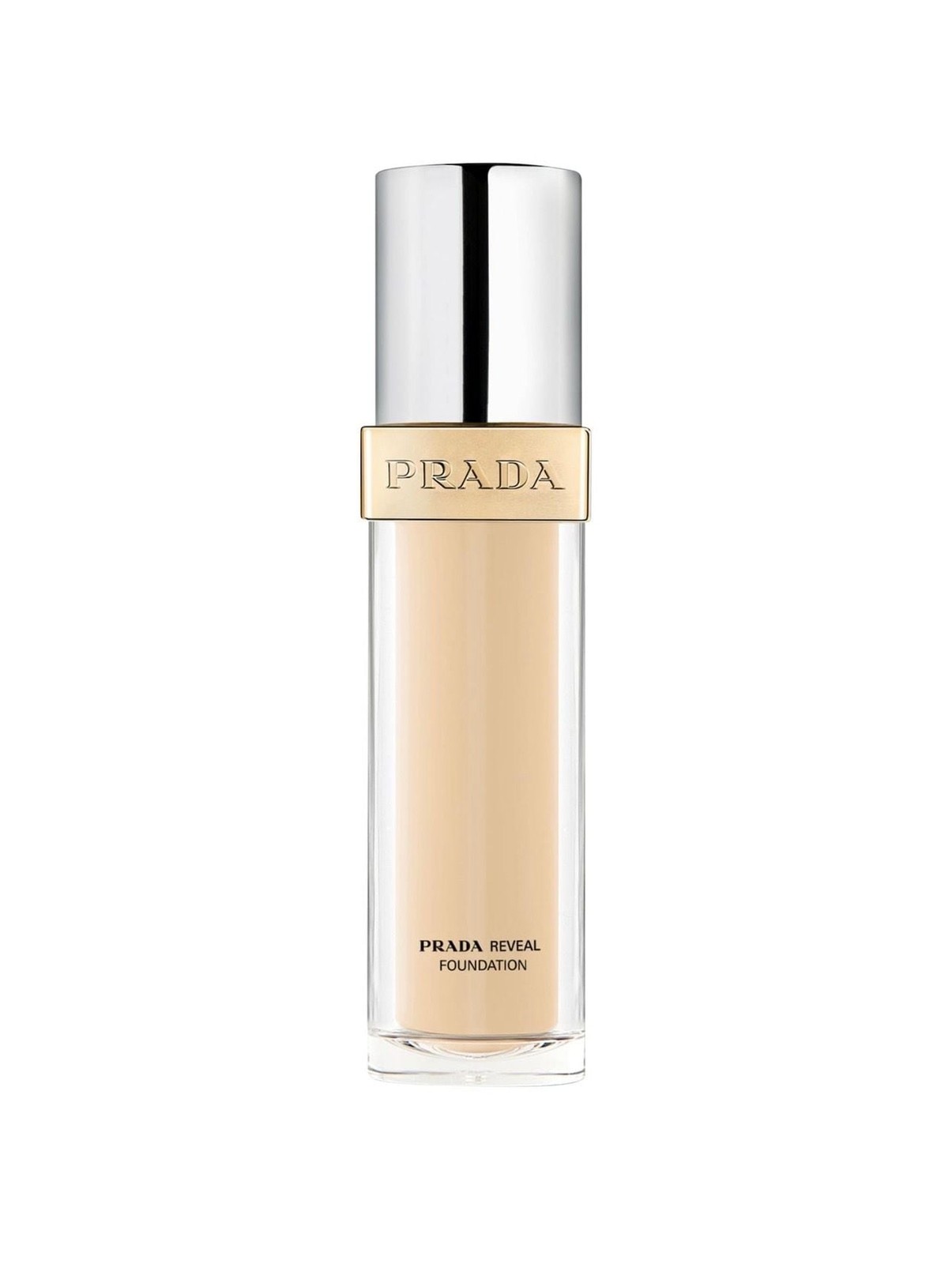 Prada Reveal Skin-Optimizing Refillable Soft Matte Foundation in shade LW5. MSRP