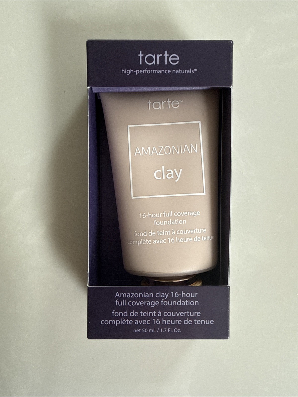 Tarte Foundation Full Coverage 19H Fair Light Honey 16 Hour 1.7 oz NIB
