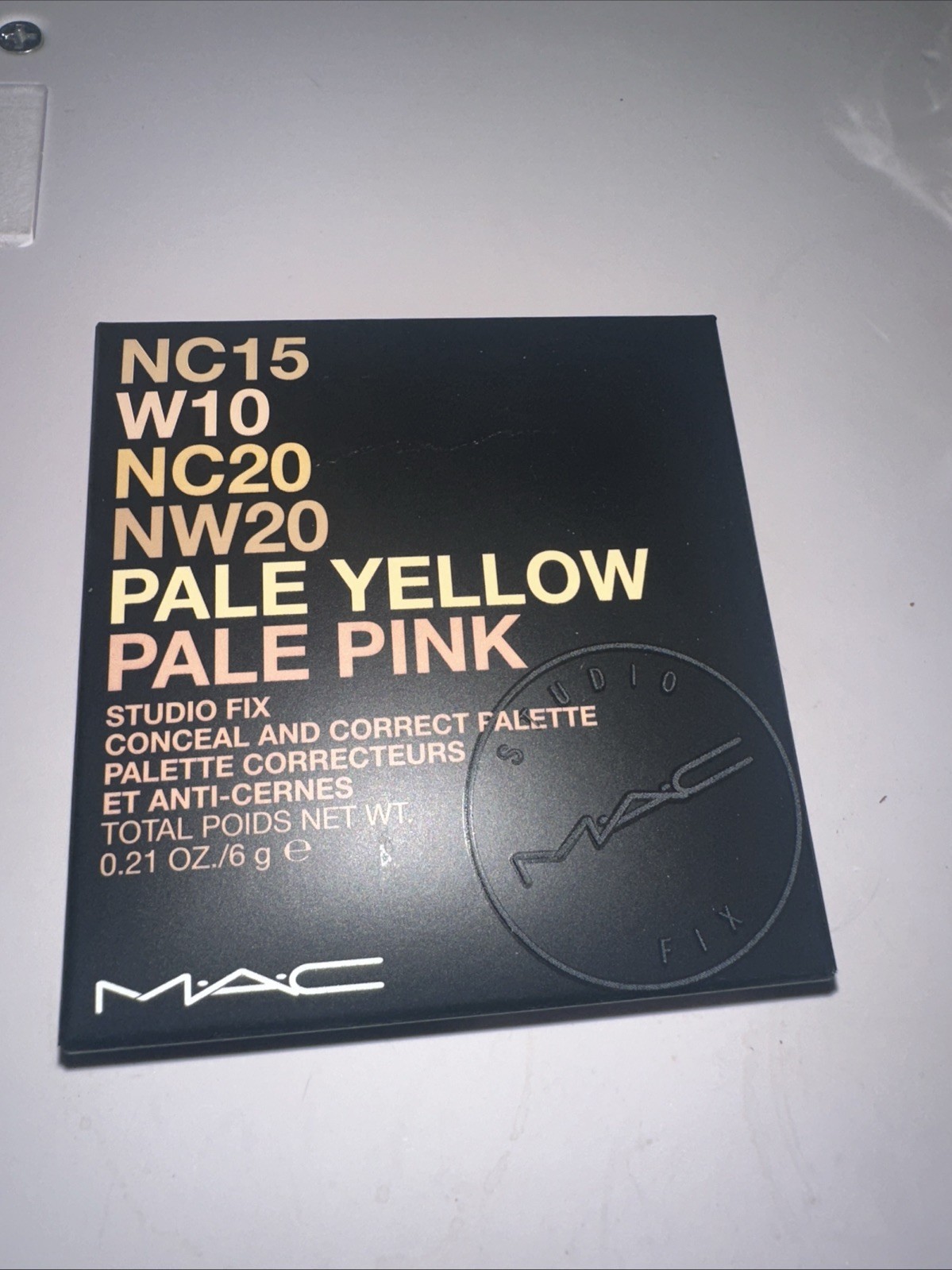 NEW Mac Studio Fix Concealer Corrector Palette .21oz LIGHT NC15 W10 NW20 NC20