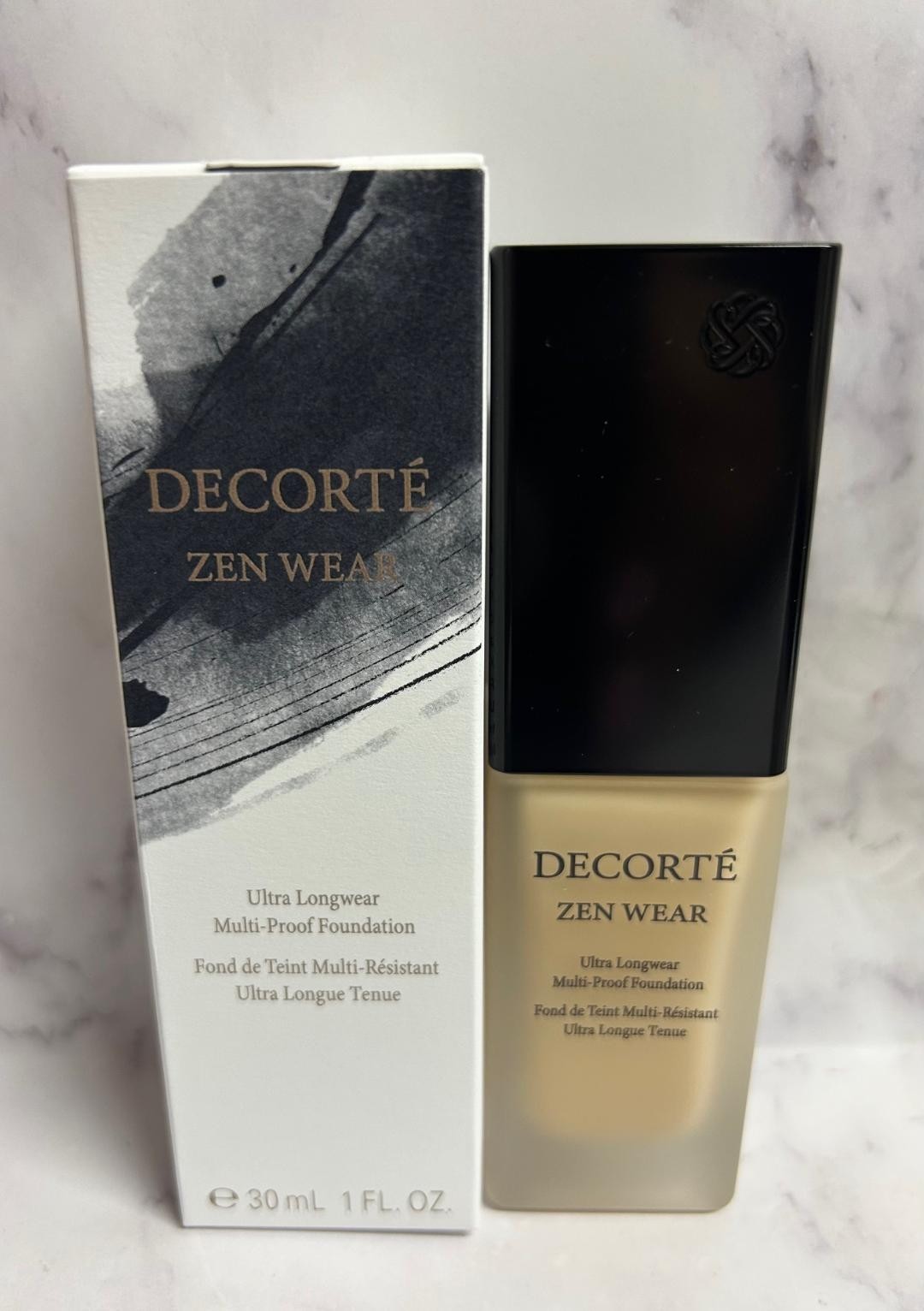 DECORTE ZEN WEAR Multi-Proof Foundation C15 FULL SIZE 1.0oz. New/Boxed