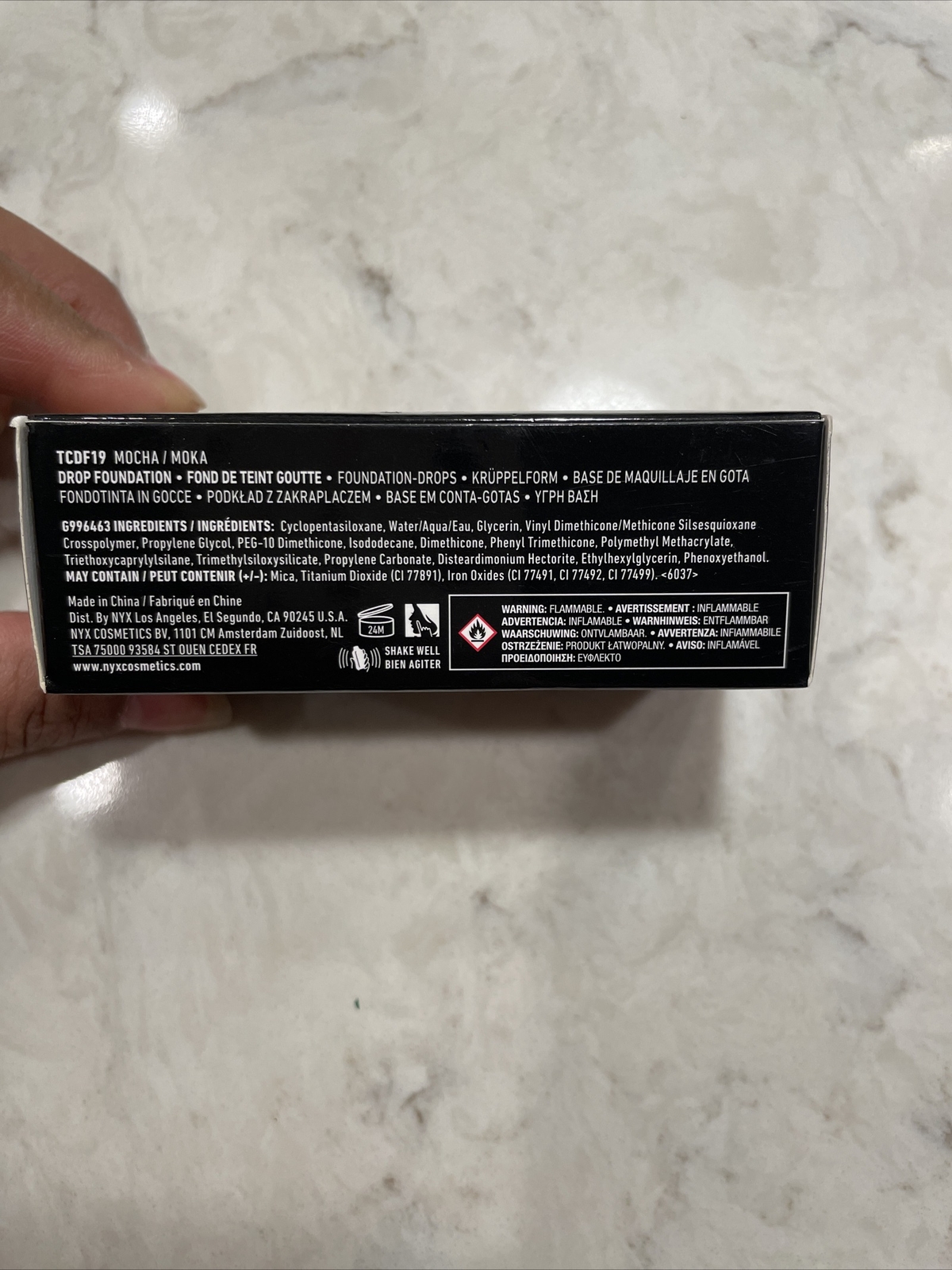 ❤NYX TOTAL CONTROL DROP FOUNDATION TCDF19 MOCHA 0.43 FL OZ (13mL) NEW