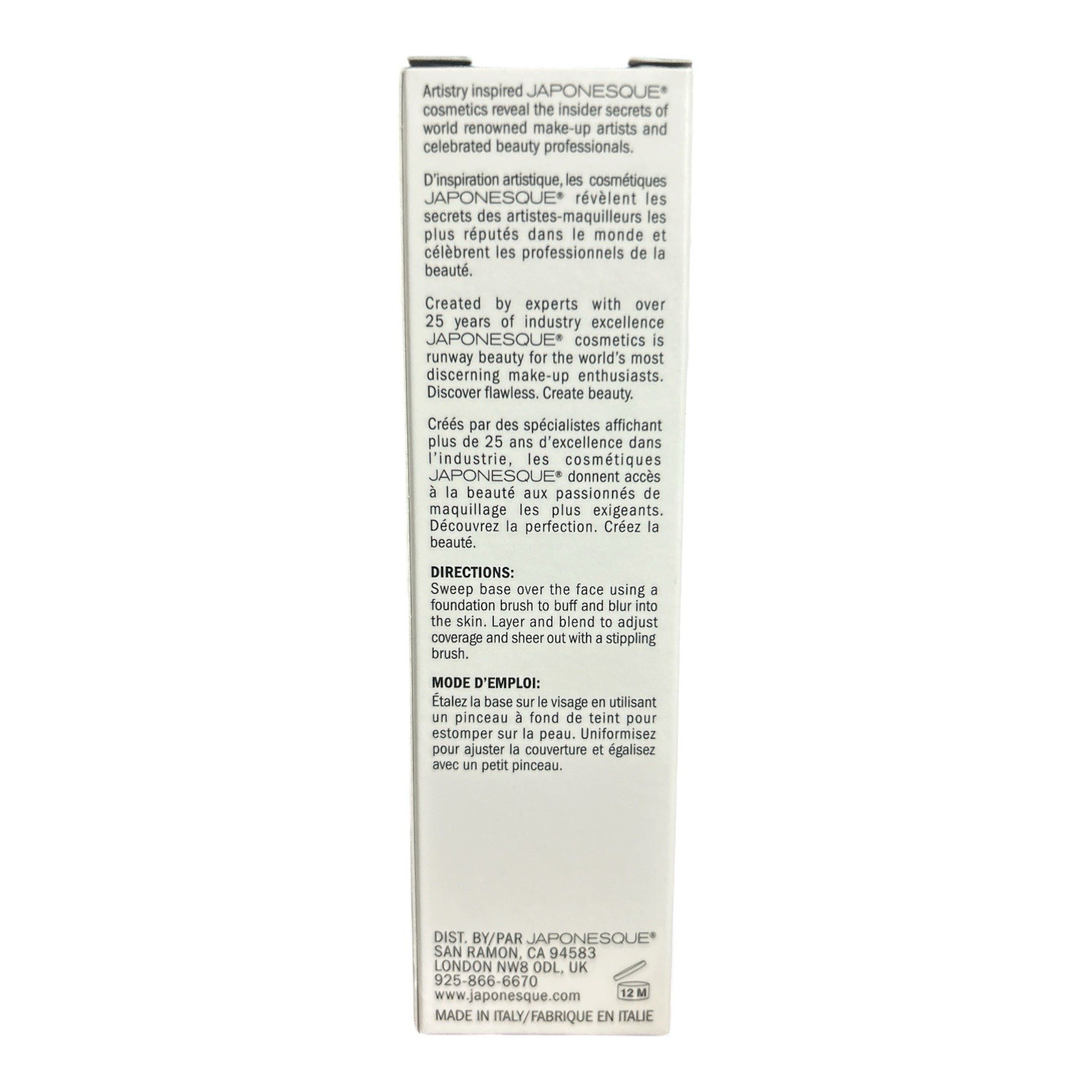 Japonesque Luminous Foundation Flawless Liquid Makeup 09 0.84 fl oz/25mL NIB