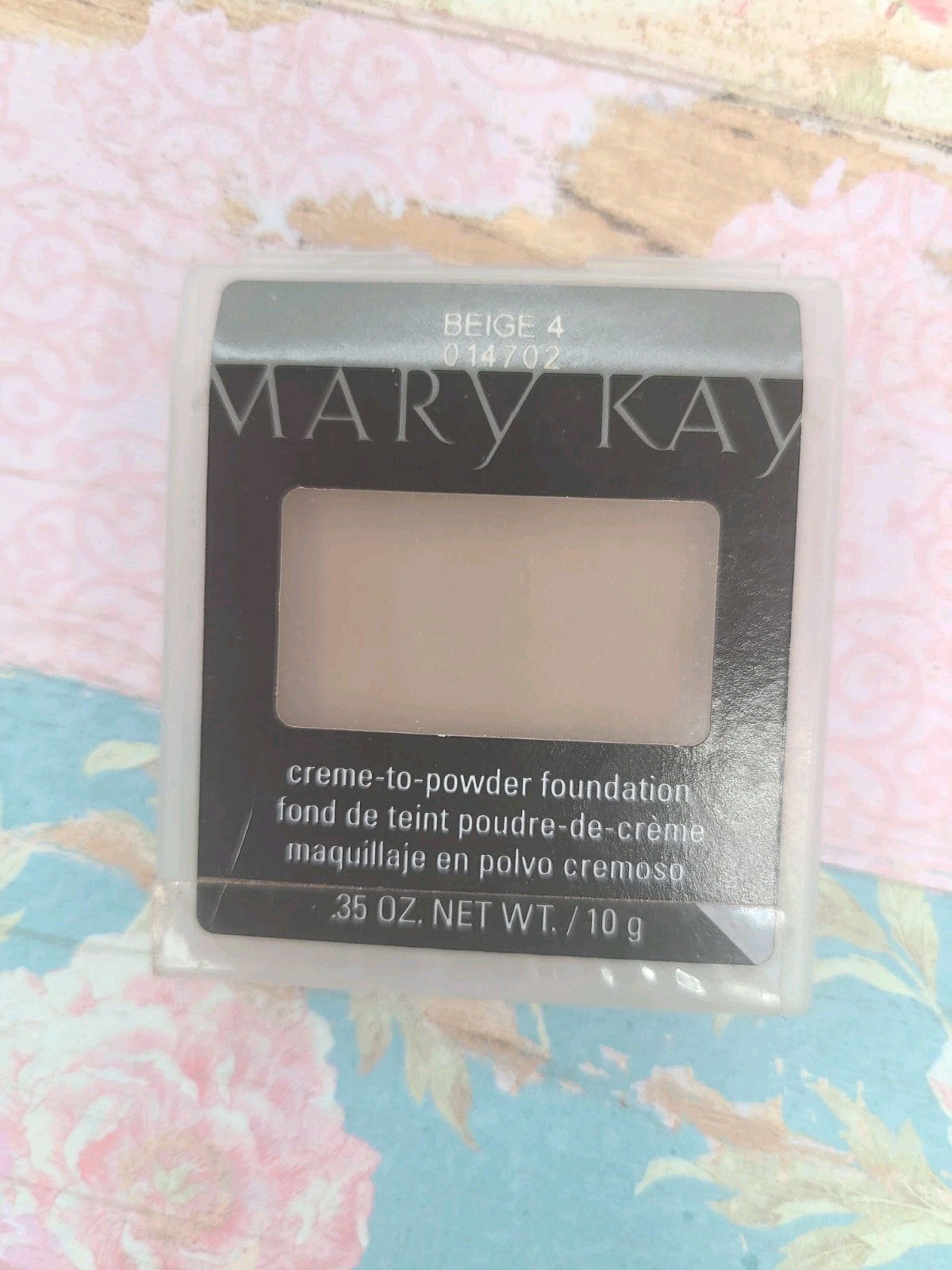Mary Kay BEIGE 4 Creme to Powder Foundation .35 oz BNIB