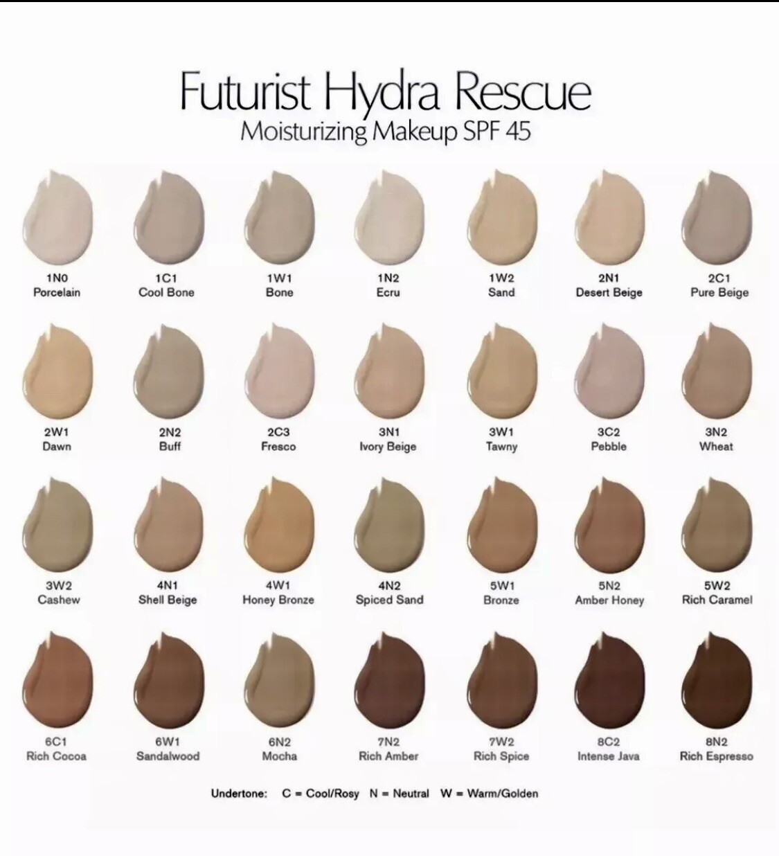Estee Lauder Futurist Hydra Rescue Foundation 3W2 Cashew 1.2 oz / 35 ml New