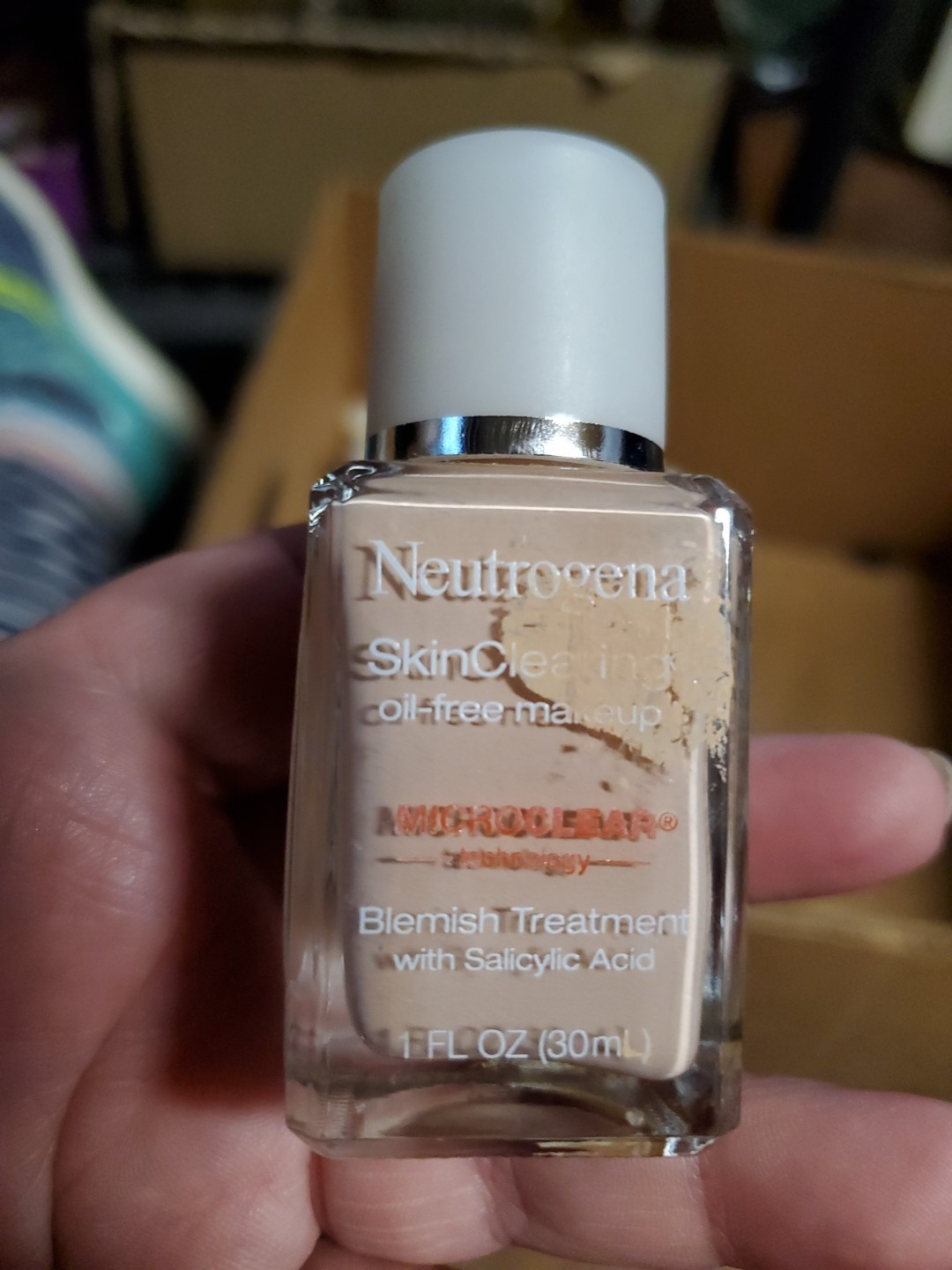neutrogena skin clearing foundation Oil Free Foundation Shade 20 Natural Ivor