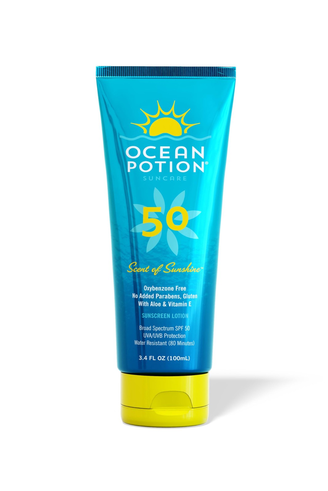Ocean Potion SPF 50 Sunscreen Body Lotion, Broad 3.4 Fl Oz (Pack of 1)