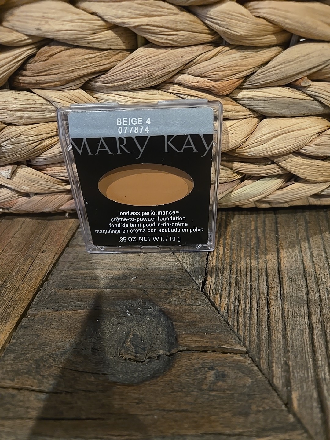 MARY KAY Beige 4 ENDLESS PERFORMANCE CREME TO POWDER FOUNDATION New Discontinued