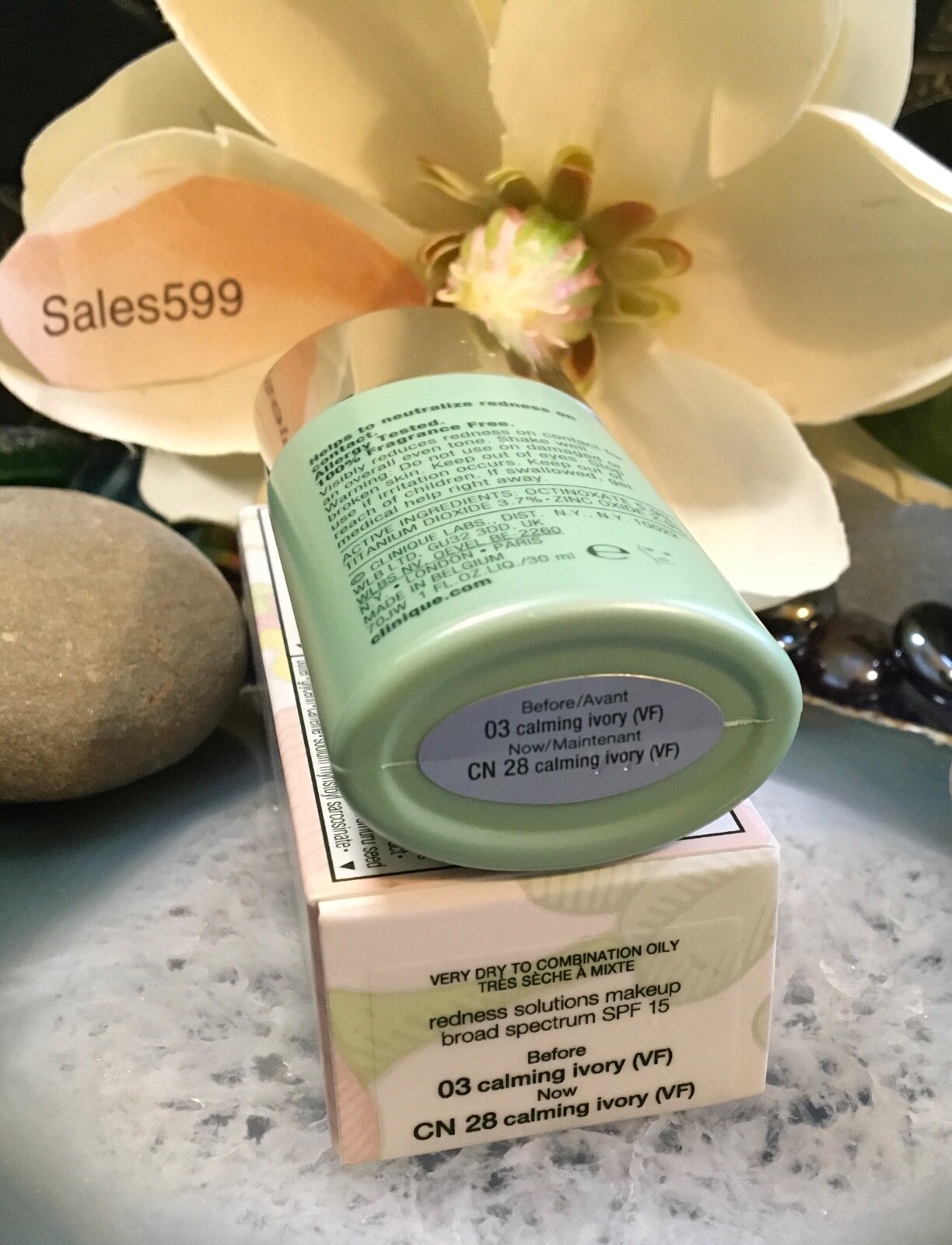 Clinique Redness Solutions Makeup SPF15 – 03/CN28 Calming Ivory 1oz / 30ml NIB