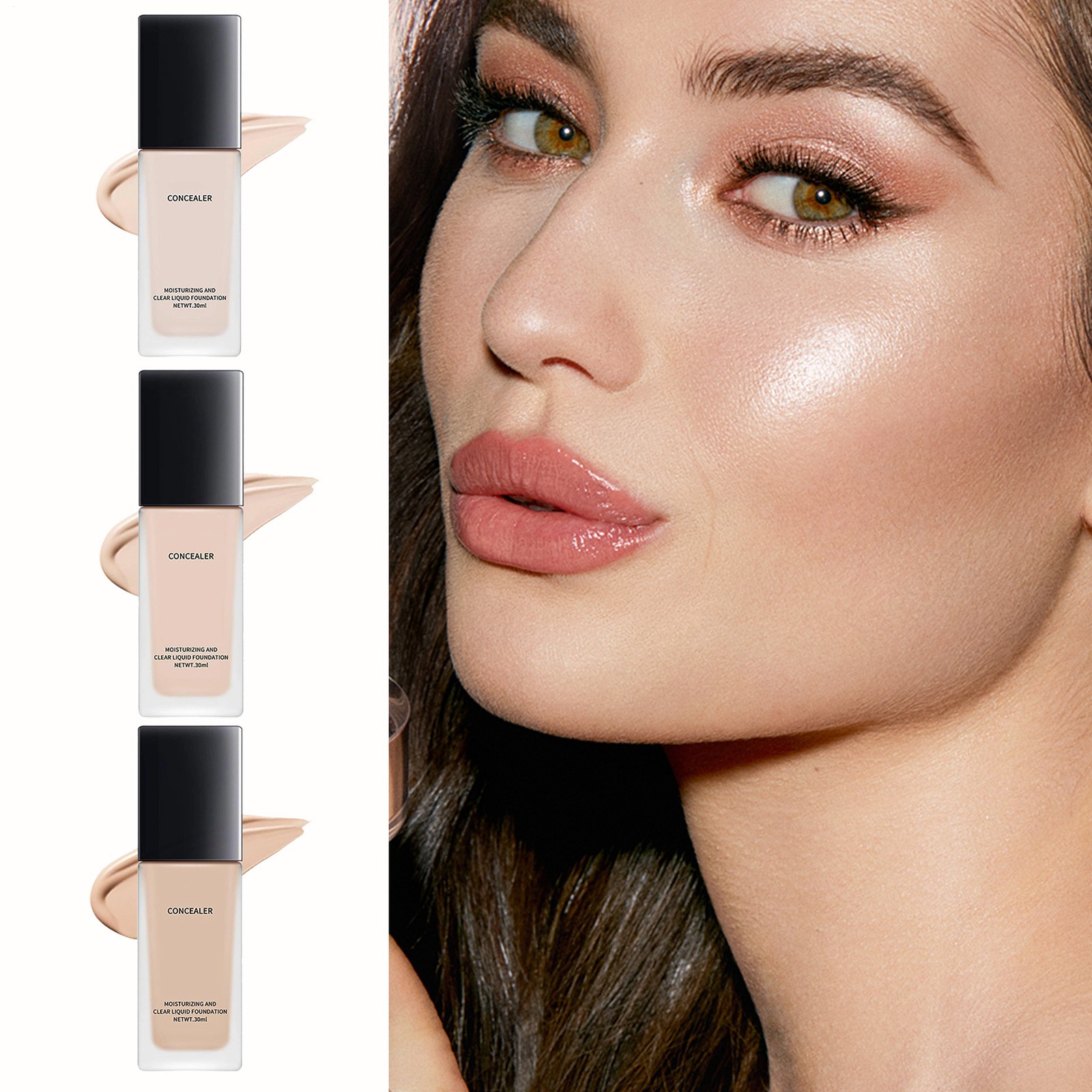 Lamelia Foundation for Women Waterproof Cosmetics 30ml Lightweight Foundation