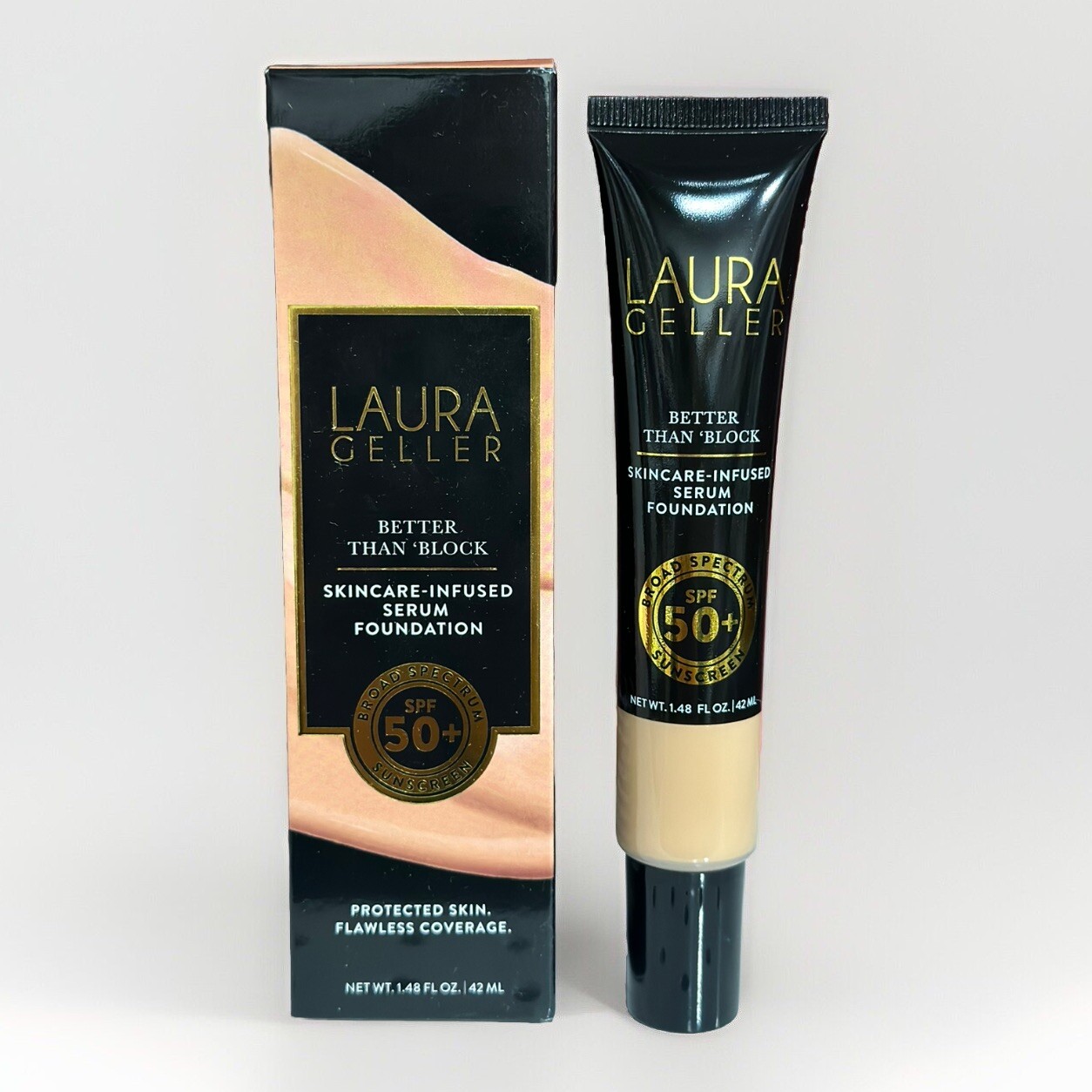 Laura Geller Better Than Block Skincare-infused Serum Foundation LIGHT 1.48 oz