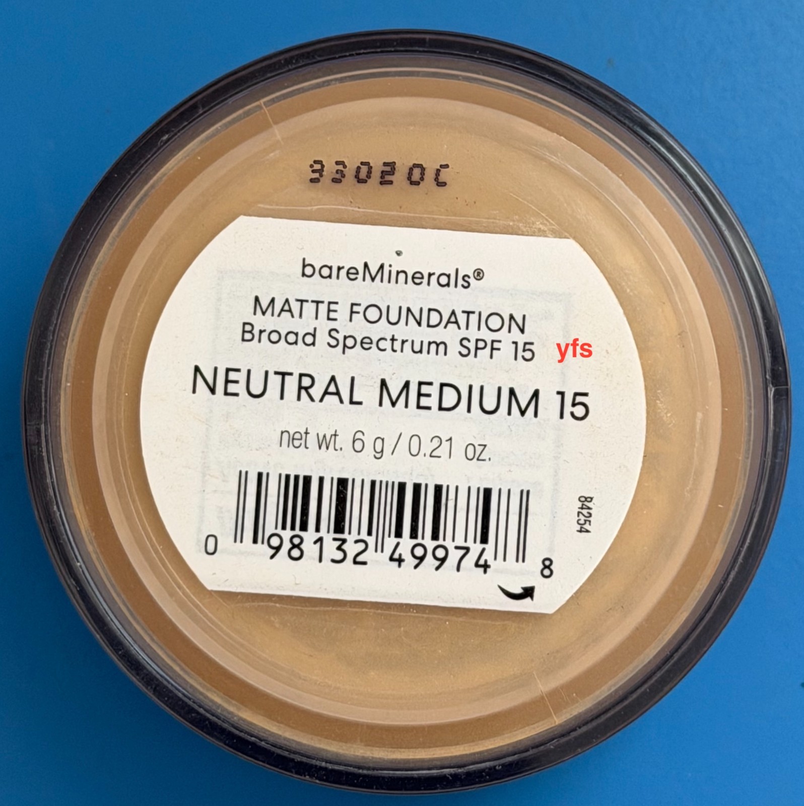BareMinerals MATTE Foundation SPF15 6g/0.21 oz NEUTRAL MEDIUM 15 100% Authentic