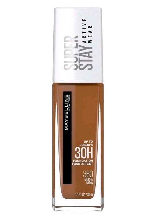 Maybelline Super Stay Full Coverage Active Wear Liquid Foundation 360 Mocha New