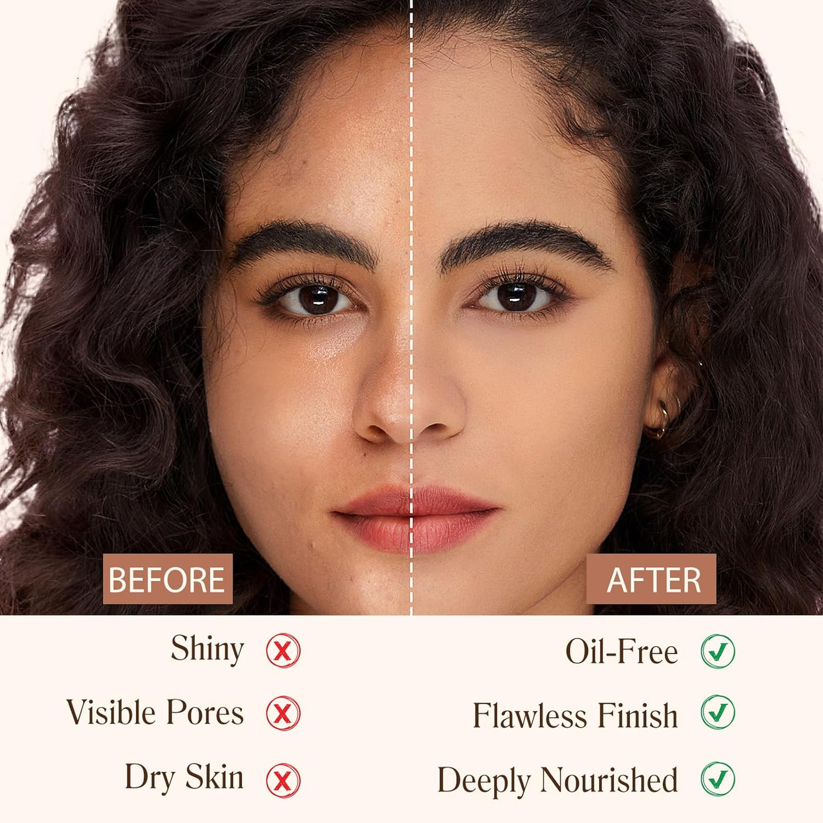 Foundation Makeup Hydrating SPF 50 Plus Longwear Waterproof Non-Greasy 30ml 2PCS