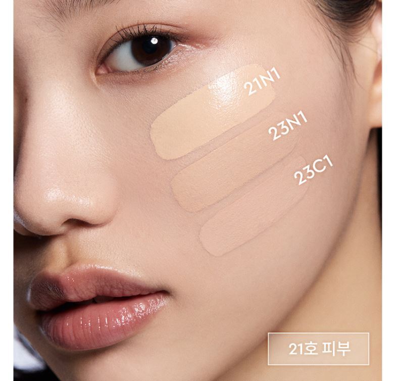 HERA New Black Cushion 15g + Refill 15g (SPF34 PA++, Layerless Matte)