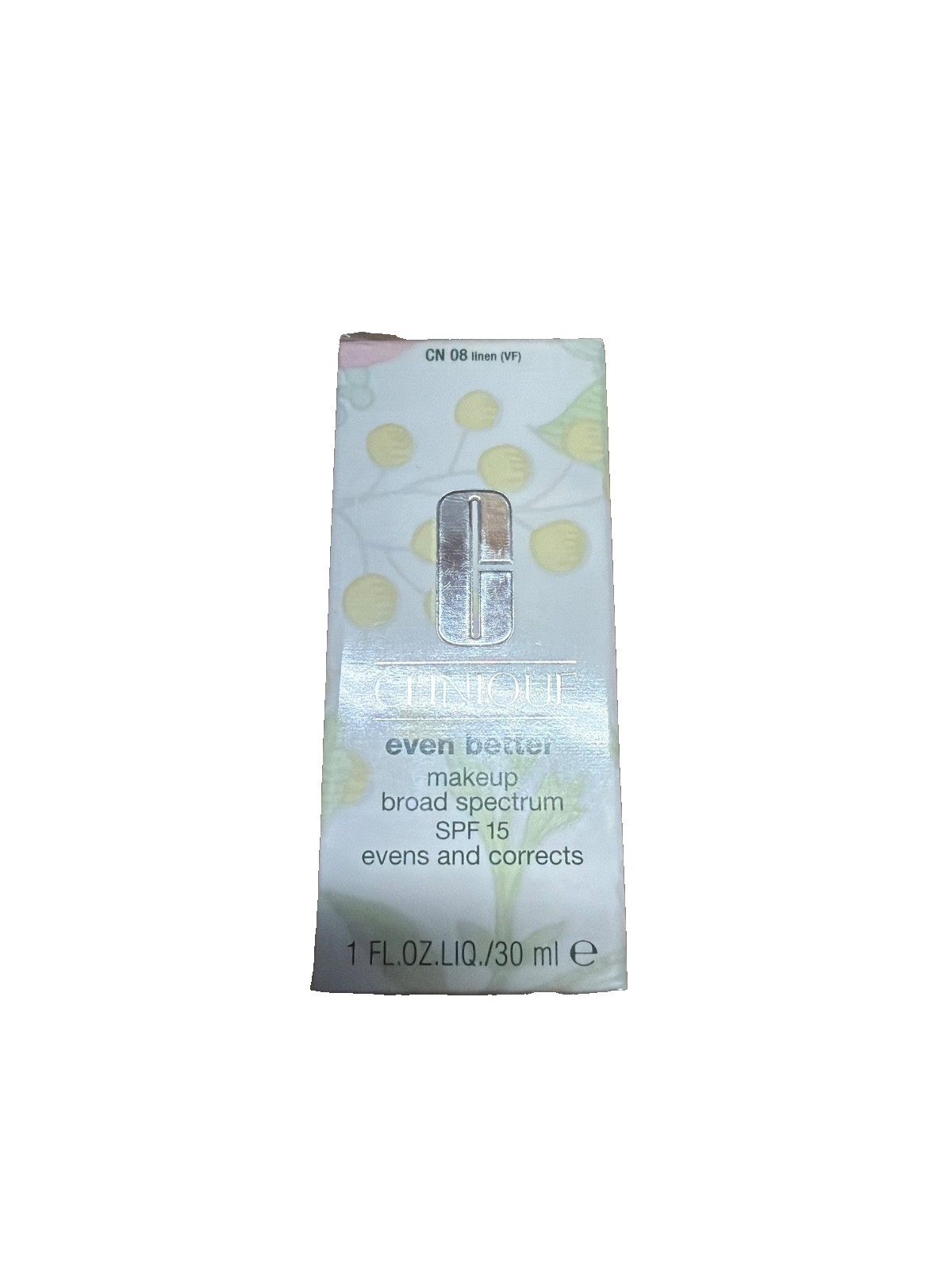 5K Clinique Even Better Makeup Broad Spectrum SPF 15 CN08 Linen 30ml NEW